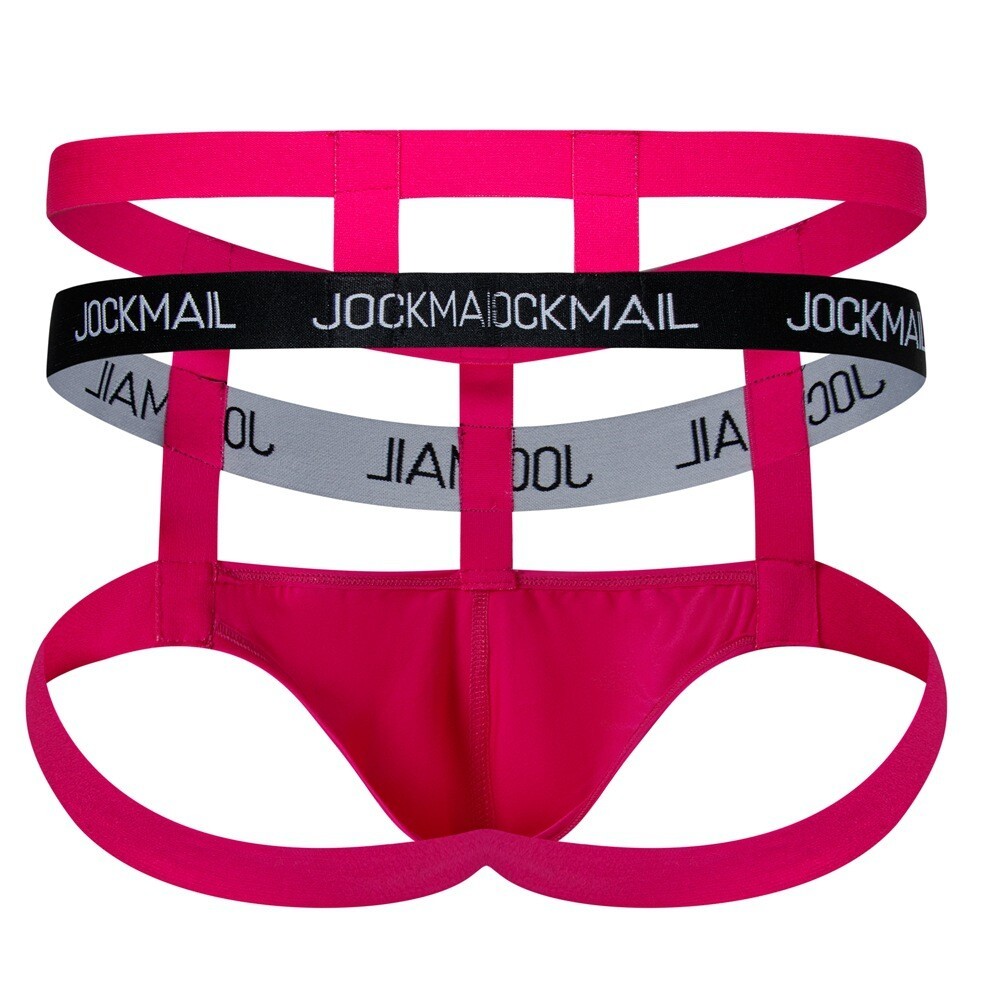 JOCKMAIL Sexy Men Underwear,Jockstrap G-string Pouch Panties Thong BIKINI Briefs