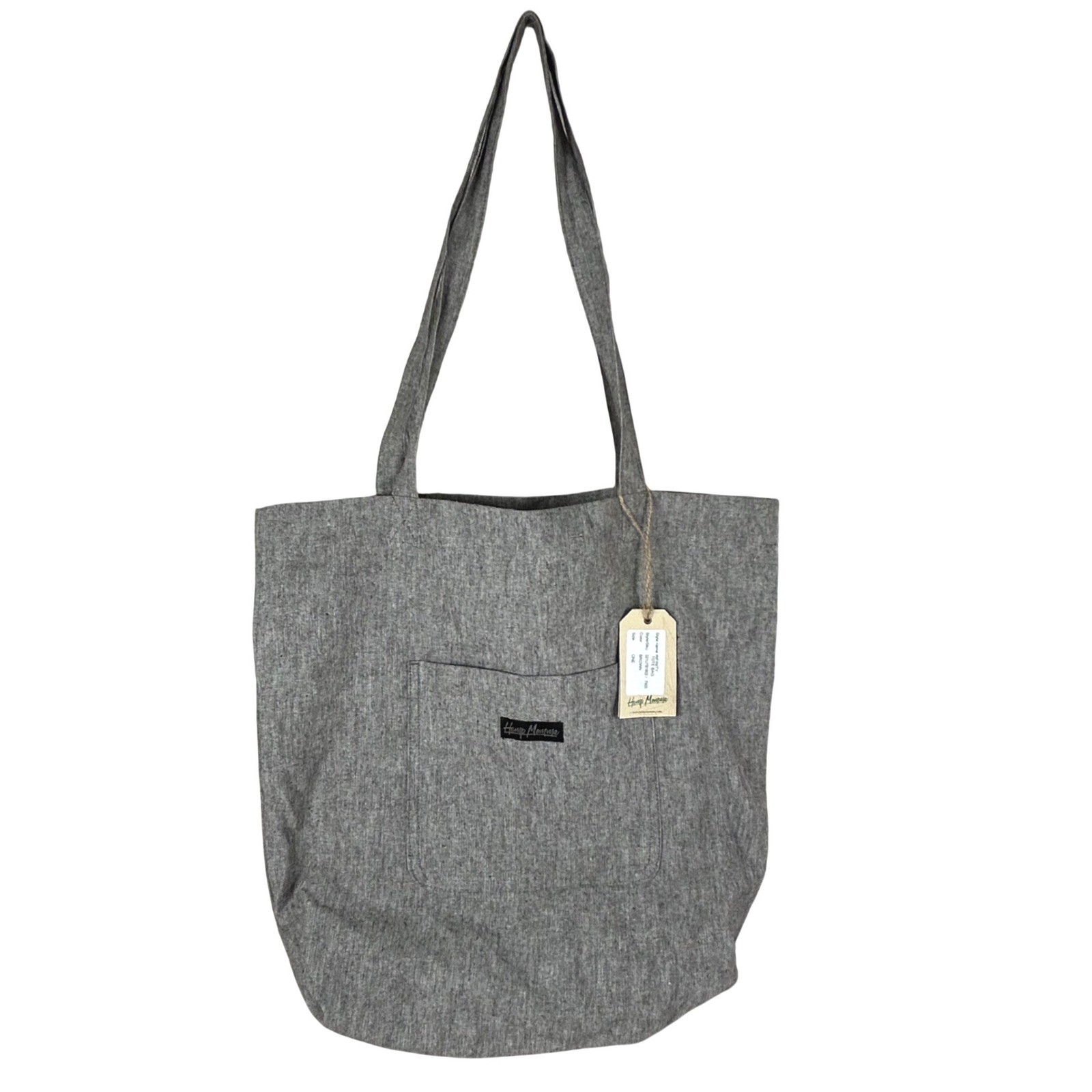 Hemp Momma Infinity Tote Bag Brown Hemp Organic Cotton Sustainable Eco-Friendly