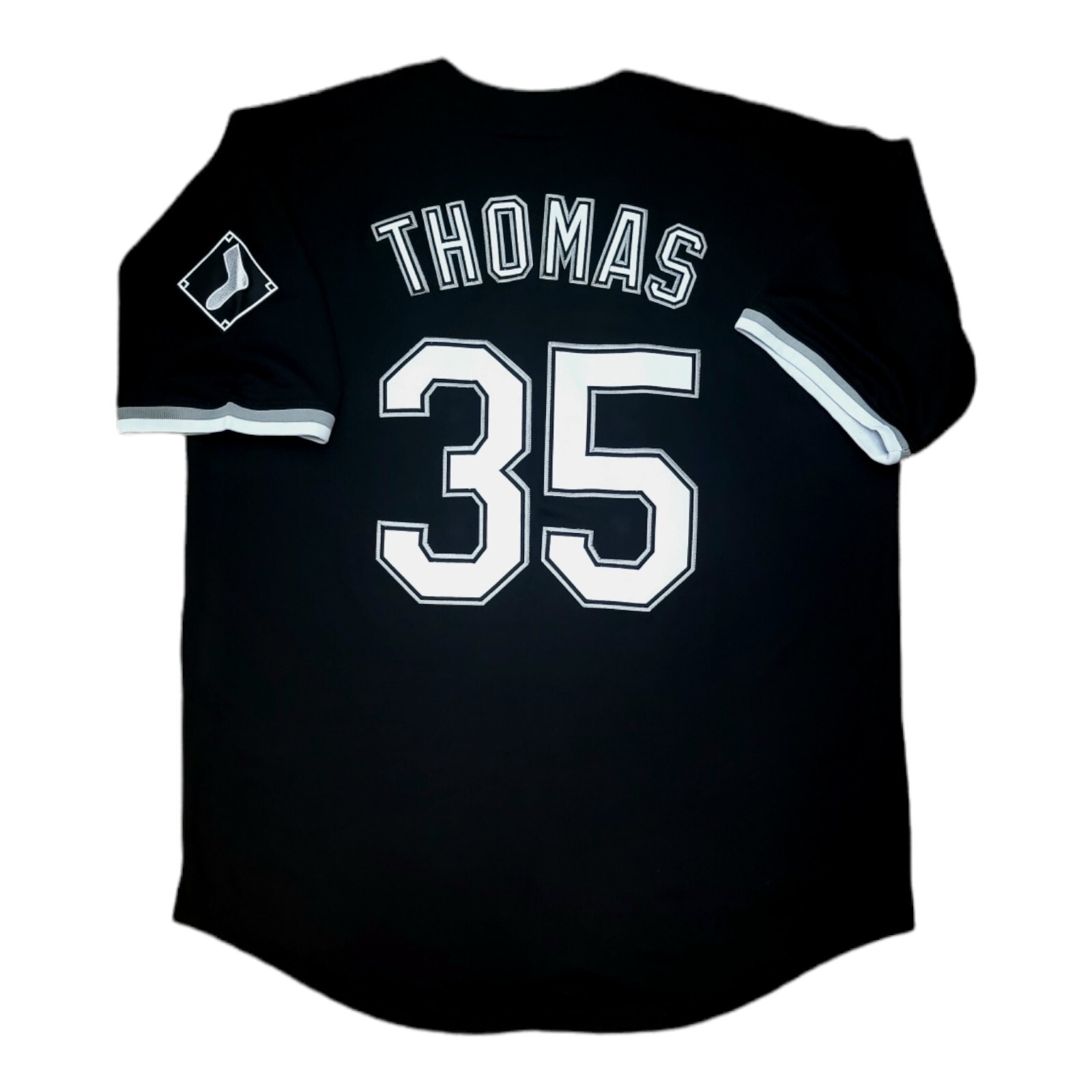 Frank Thomas Chicago White Sox 1993 Men’s Black Baseball Jersey