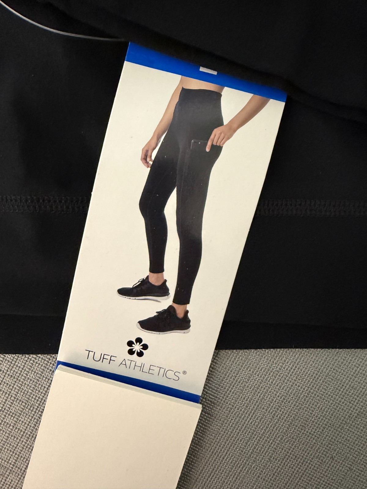 Black ~ Tuff Athletics Ultra Soft Higher Waist Yoga Pant MSRP$48 NWT!