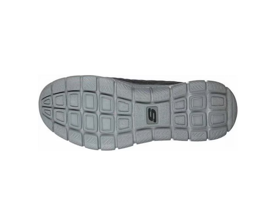 Skechers Men’s Track Moulton Lightweight Memory Foam Trainer Sneakers Charcoal