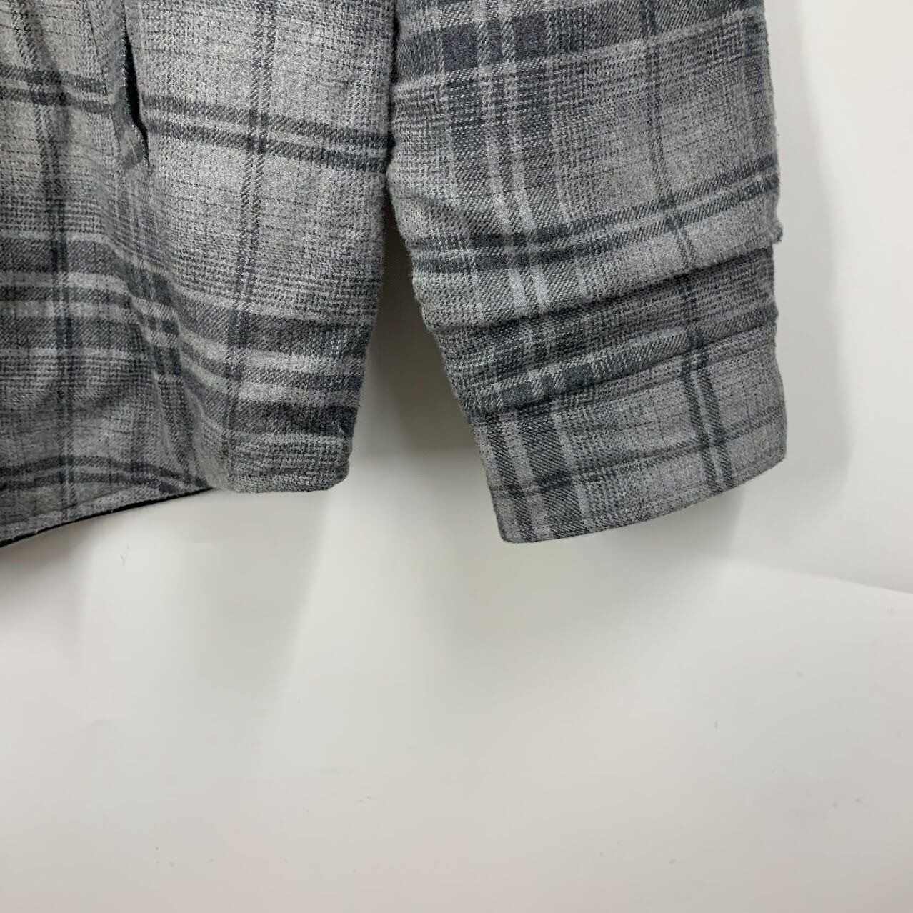 Rails Men’s Worthing Button-up Lined Flannel Shirt Jacket in Grey Melange SZ XXL