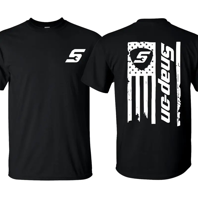 Snap-On American Flag T-Shirt ? USA Flag, Perfect for Garage Enthusiasts