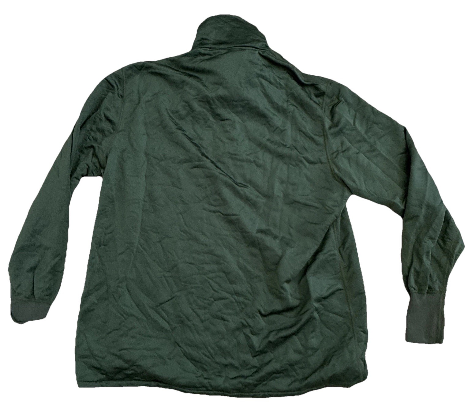 USGI Mens Size XL Sleeping Shirt Heat Retentive Moisture Resistant 1/4 Zip Shirt