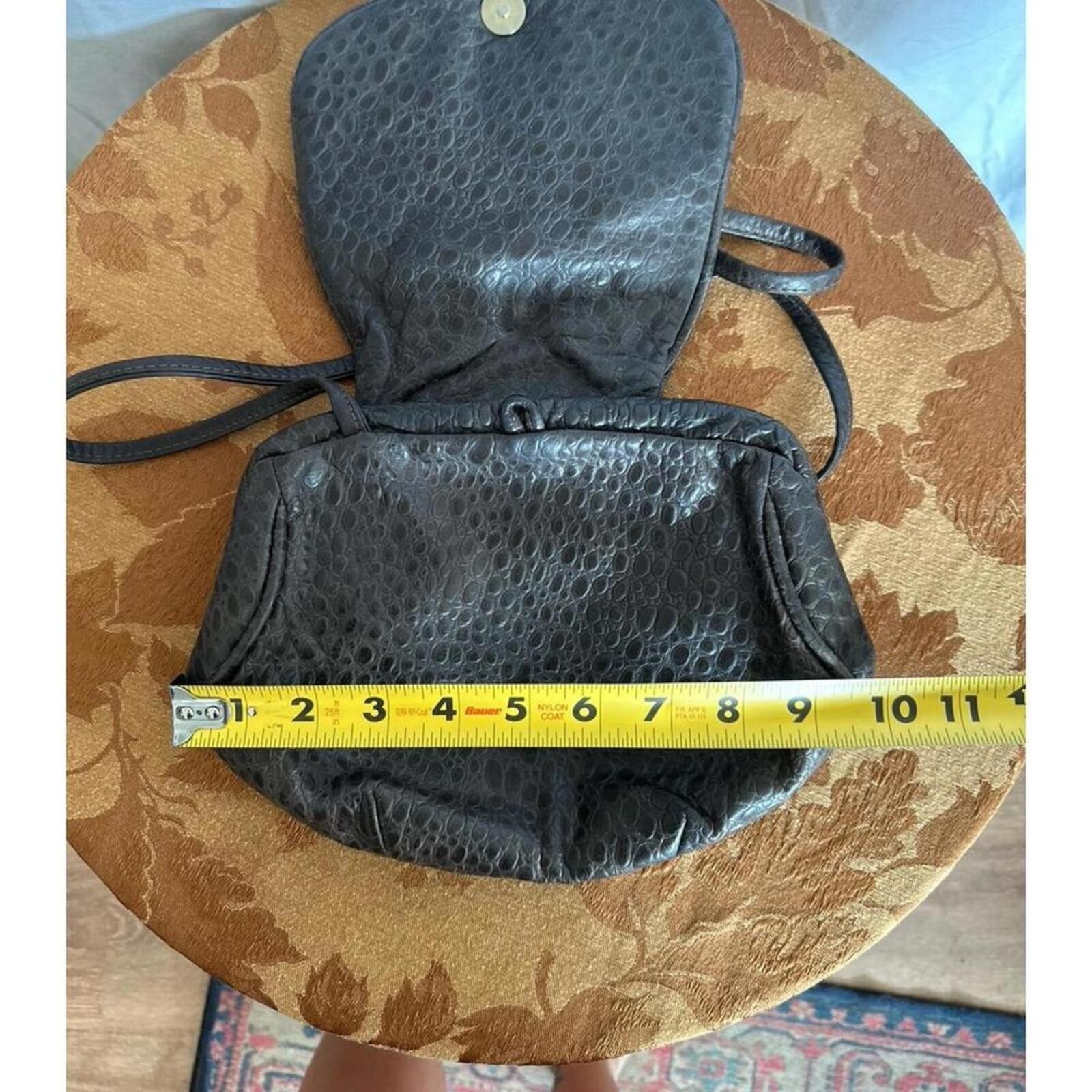 Abstract Studded Clamshell Purse