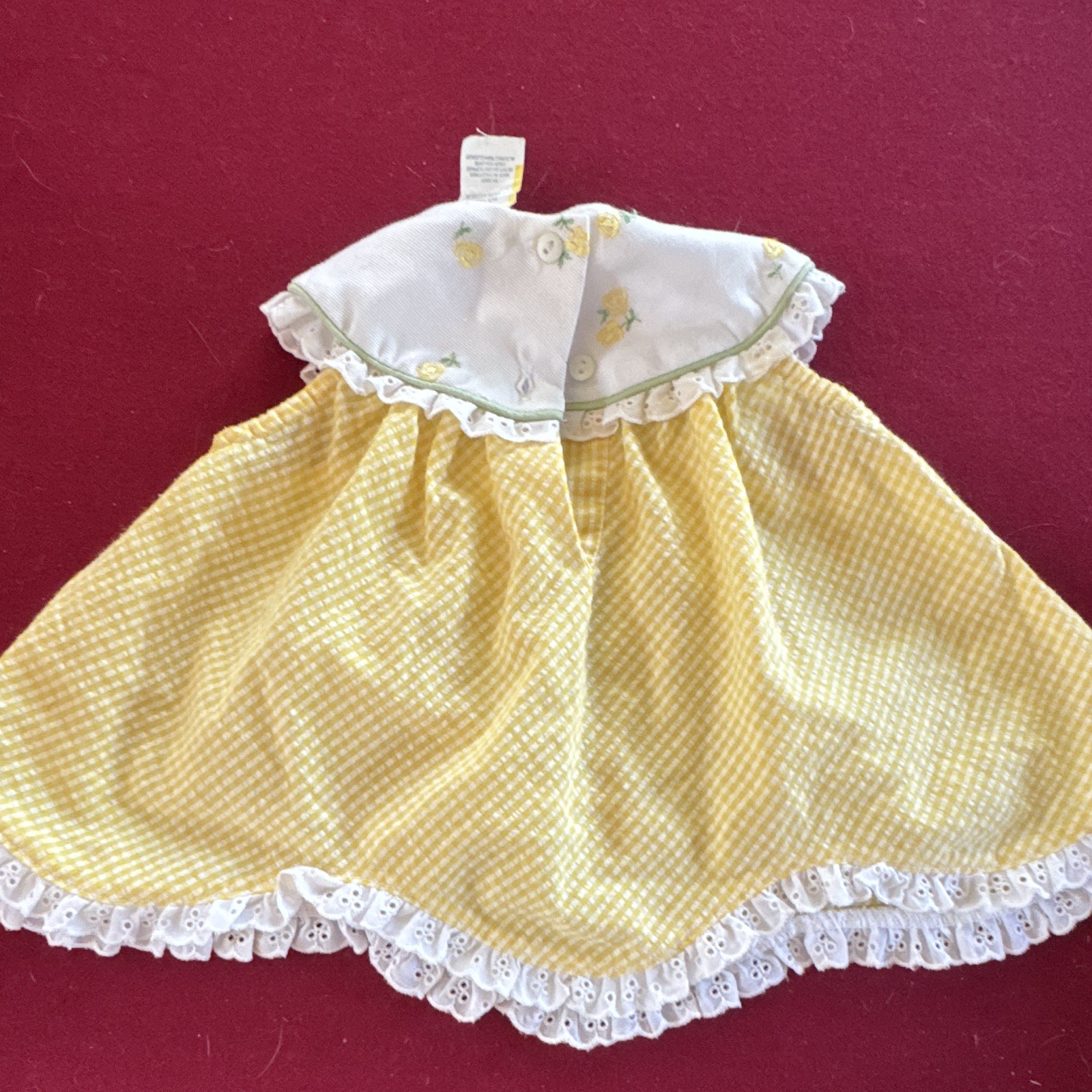 Mixed Brands 3pc Girls 6-9M Dress Set + Floral Romper Gingham Bunny Long Sleeve