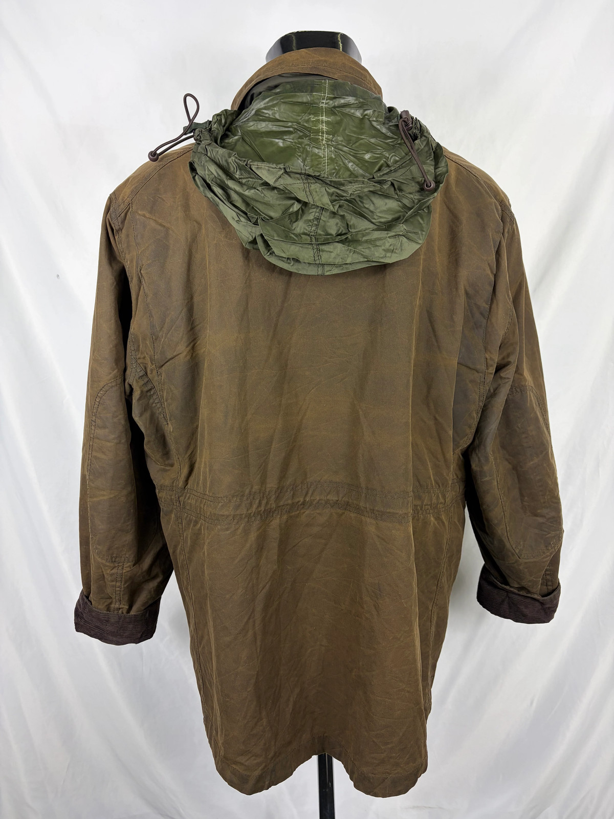 Barbour Mens Olive Green Xlarge Sapper Jacket – Man Olive Waxed Sapper…