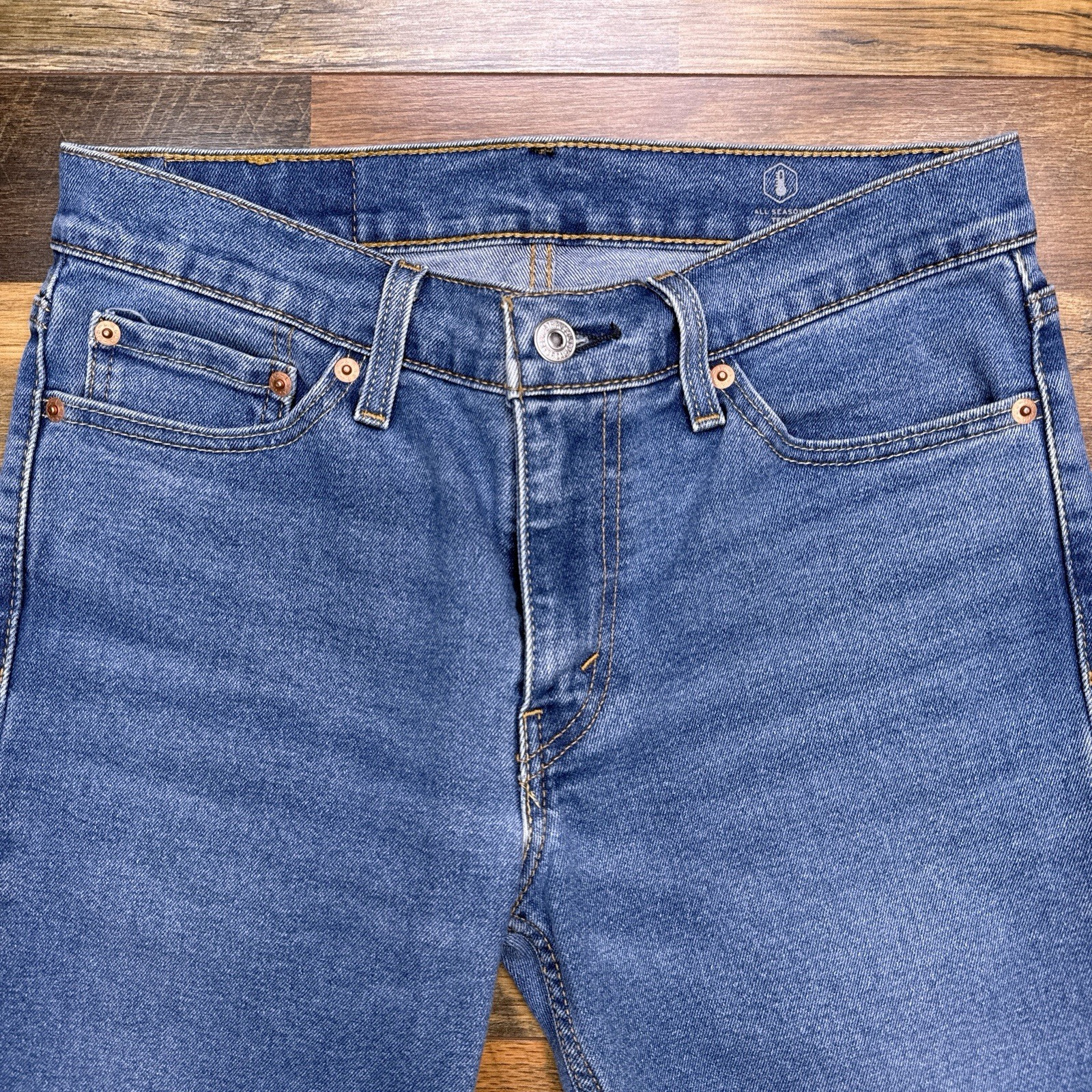 Levis 511 Slim Jeans Mens 29×30 Blue Mid Rise Stretch