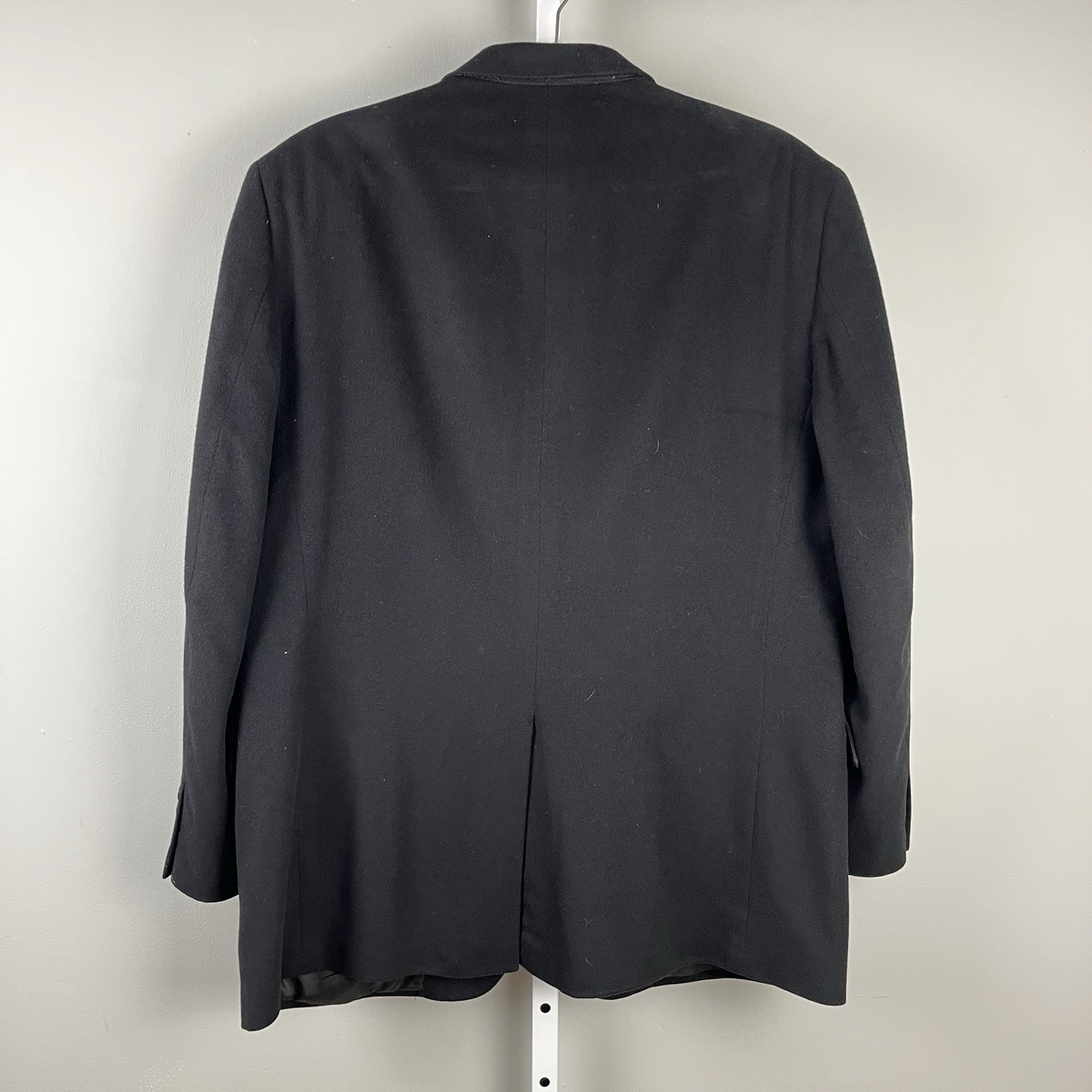 Jos. A. Bank Cashmere Gordon Blazer Mens 46R Black Suit Jacket Sport Coat