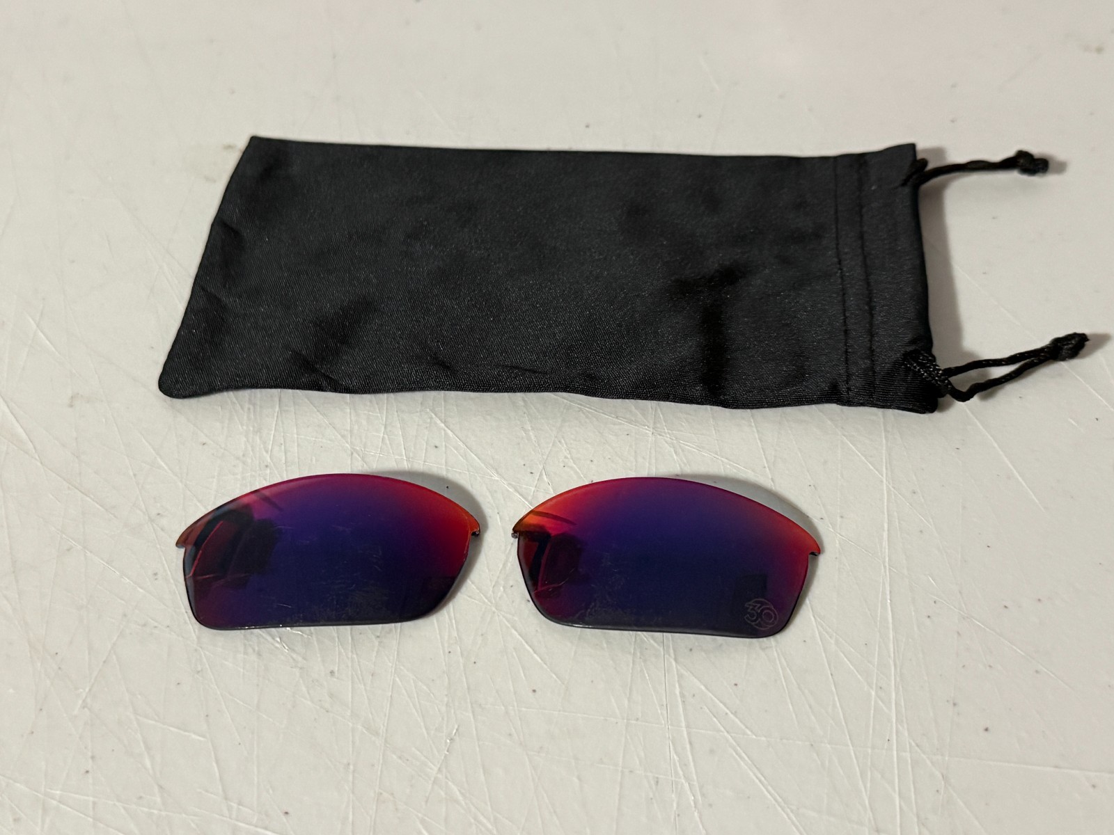 OEM OAKLEY Flak Jacket 1.0 Positive + Red Iridium Lens set