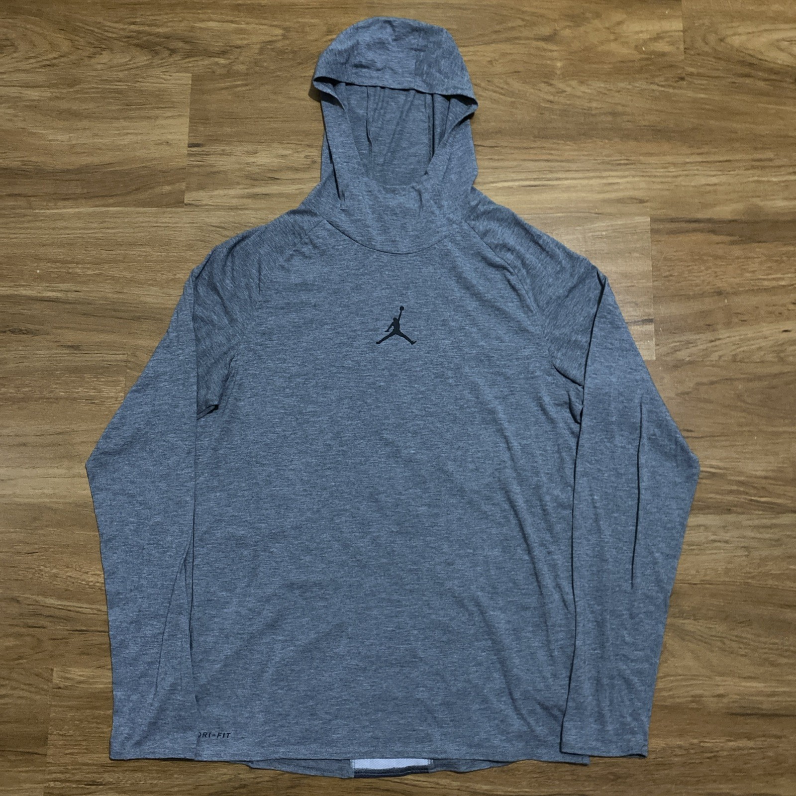 Nike Air Jordan 23 Dry Alpha Long Sleeve Top Shirt Gray 889707-091 Medium