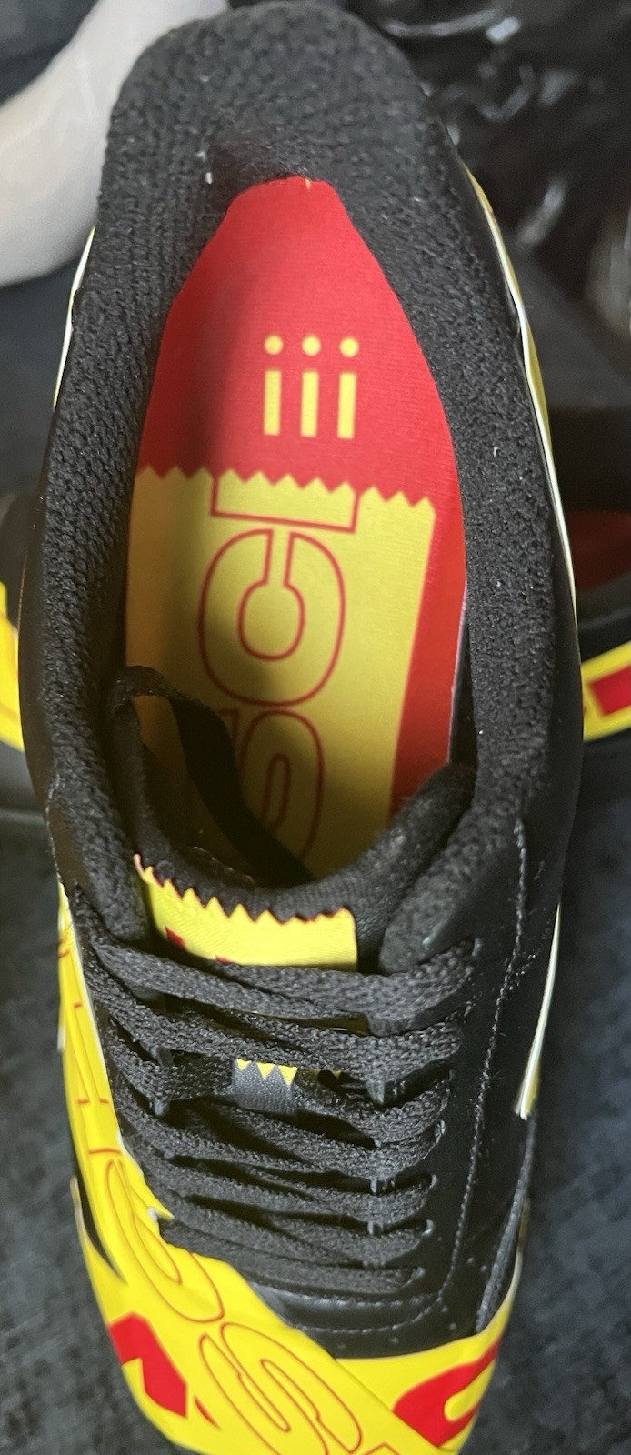 MSCHF TAP3 “Limited Edition” Men’s Size 7 “BLACK/ YELLOW/RED Shoe MSCHF -007