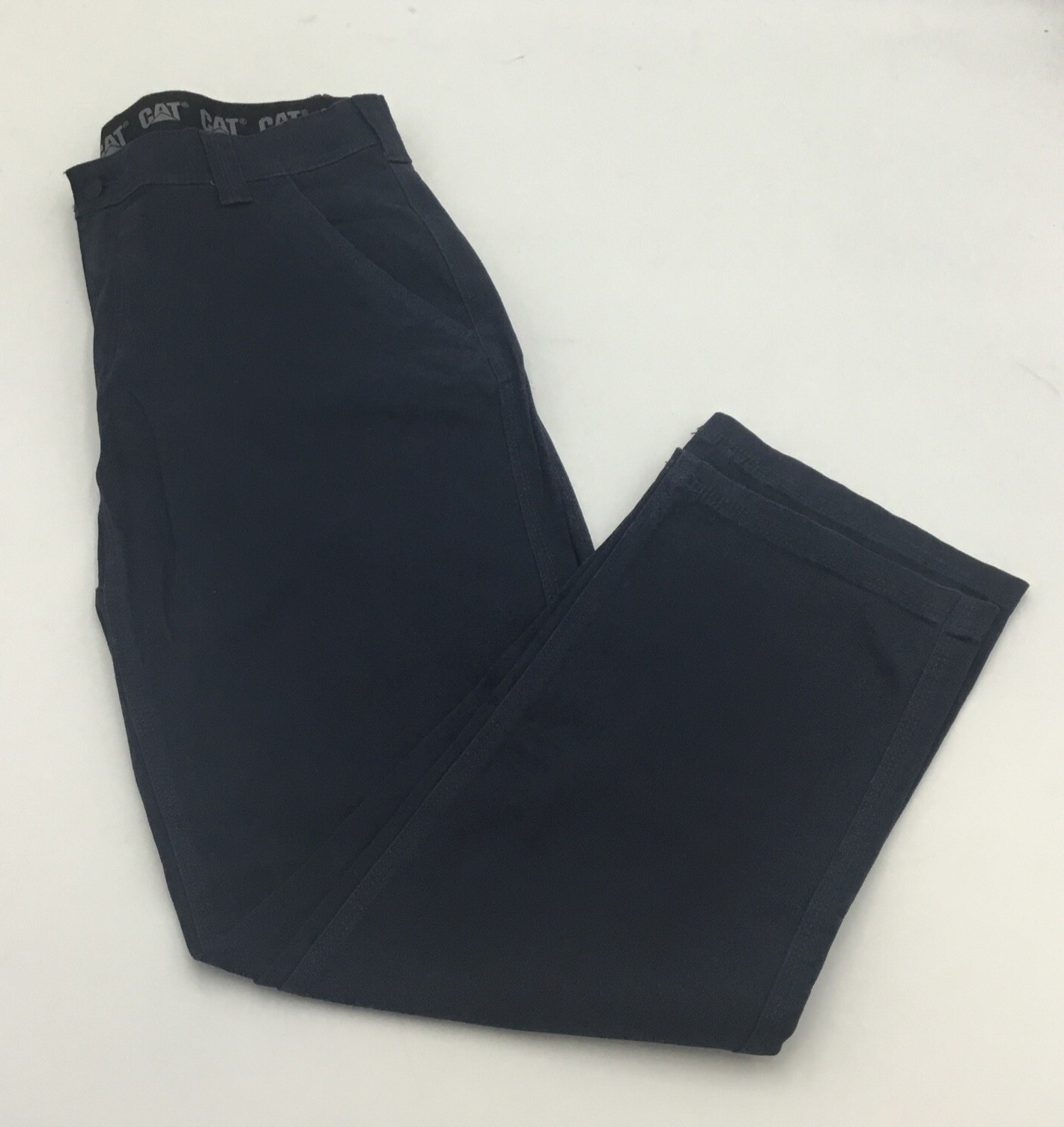 CAT Men’s Flex Waist Band Cellular Pocket Utility Pants , Navy, 32 X 30