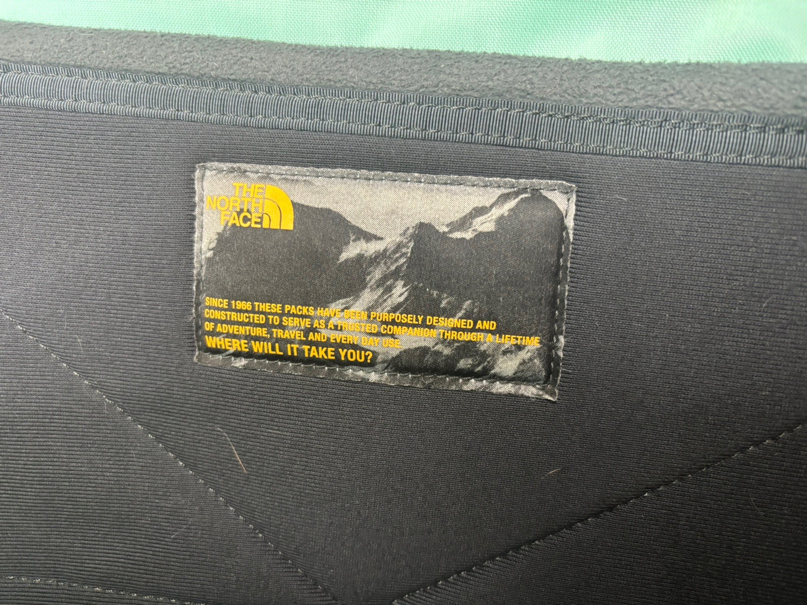 North Face FlexVent Technology Premium Sport Recon Backpack Teal Black