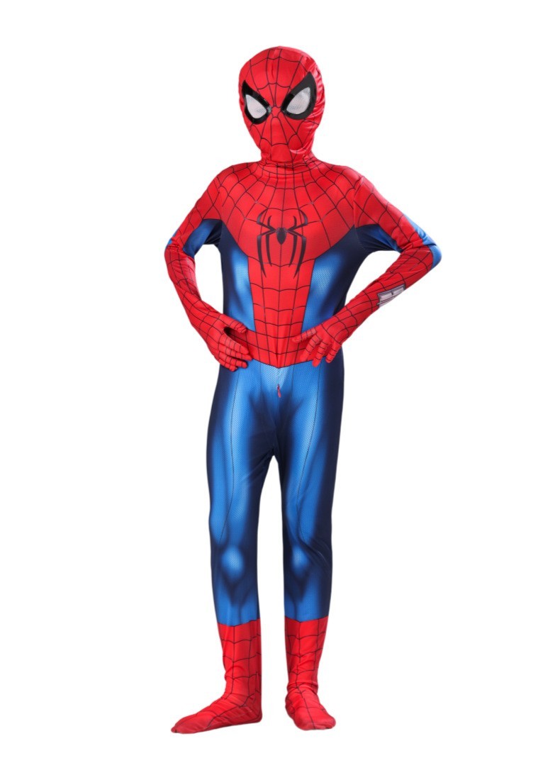 Spider-man 4 Jumpsuit Cosplay Costume Brand New Day Suit Adult Kids Halloween