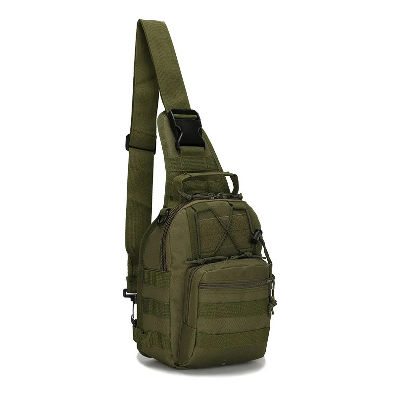 Mens Backpack Tactical Sling Shoulder Bag Molle Travel Chest Pack Outdoor Hiking