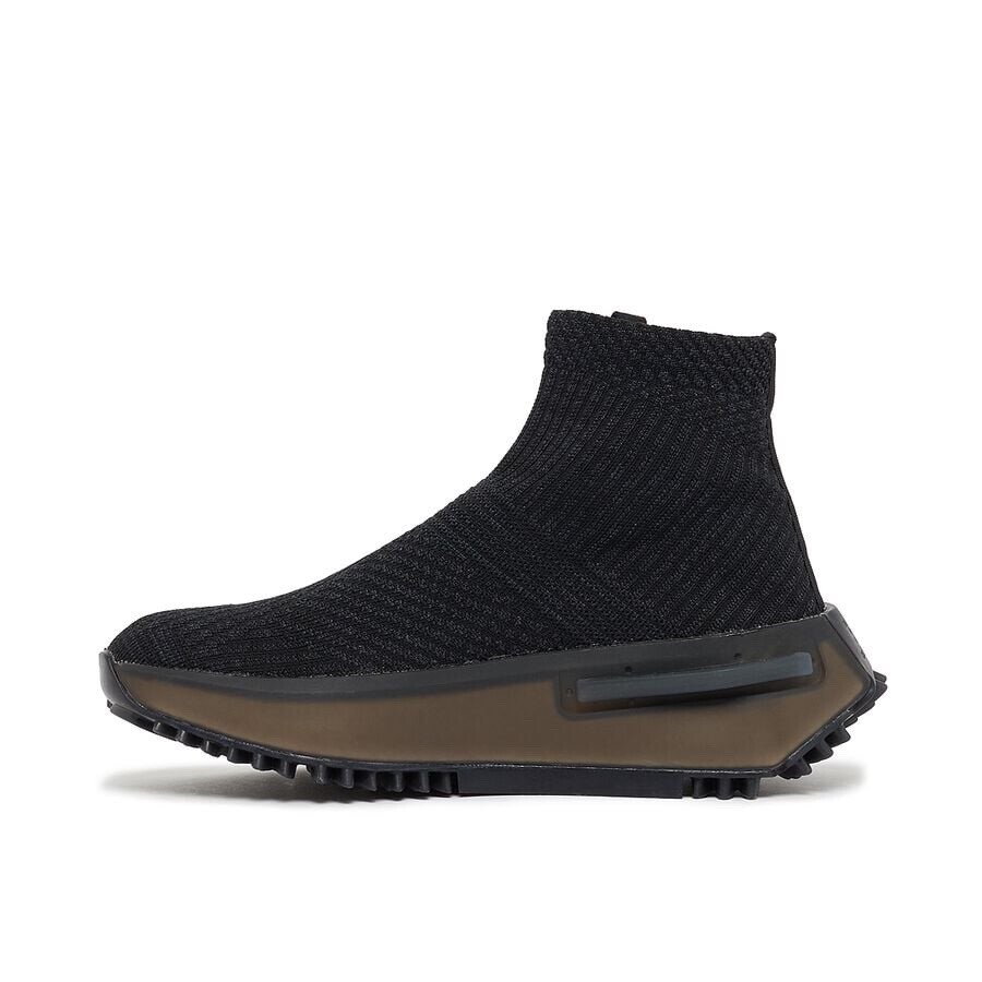 with box Adidas NMD S1 Sock Womens Size 55 Sneaker Athletic Shoe Black T G2U