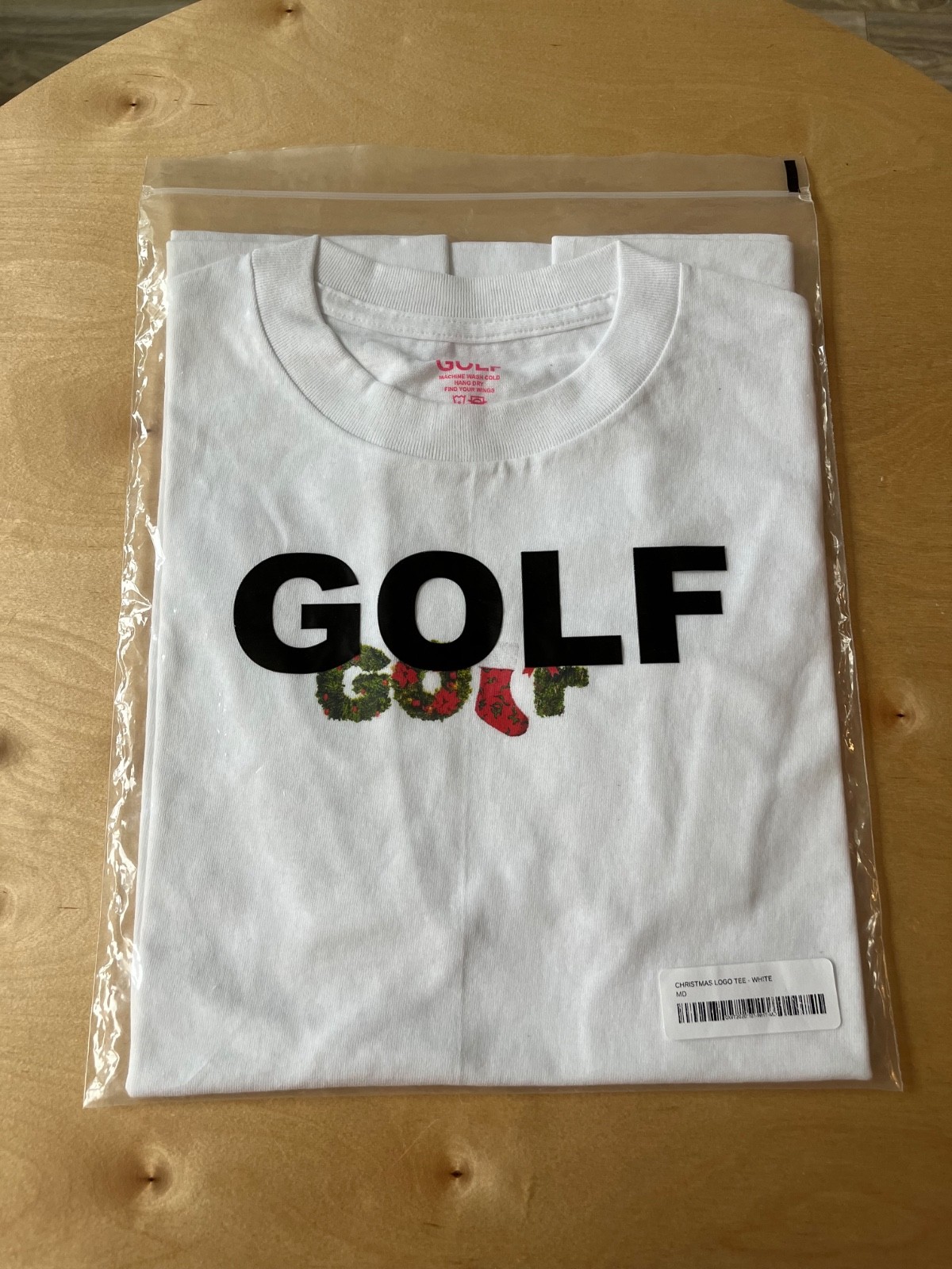 GOLF WANG Holiday Christmas Logo Tee – Medium
