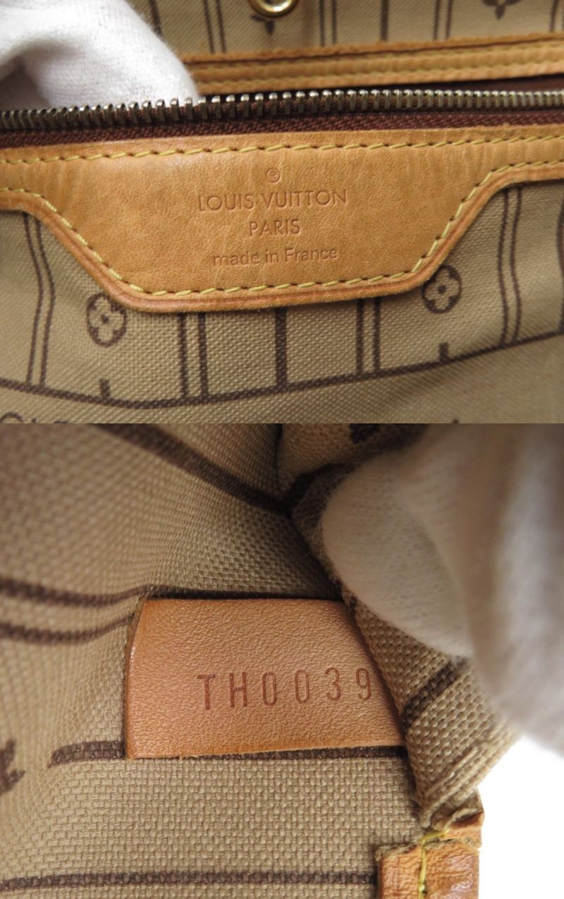 Authentic Louis Vuitton Monogram Neverfull GM Tote Bag Handbag F#53203