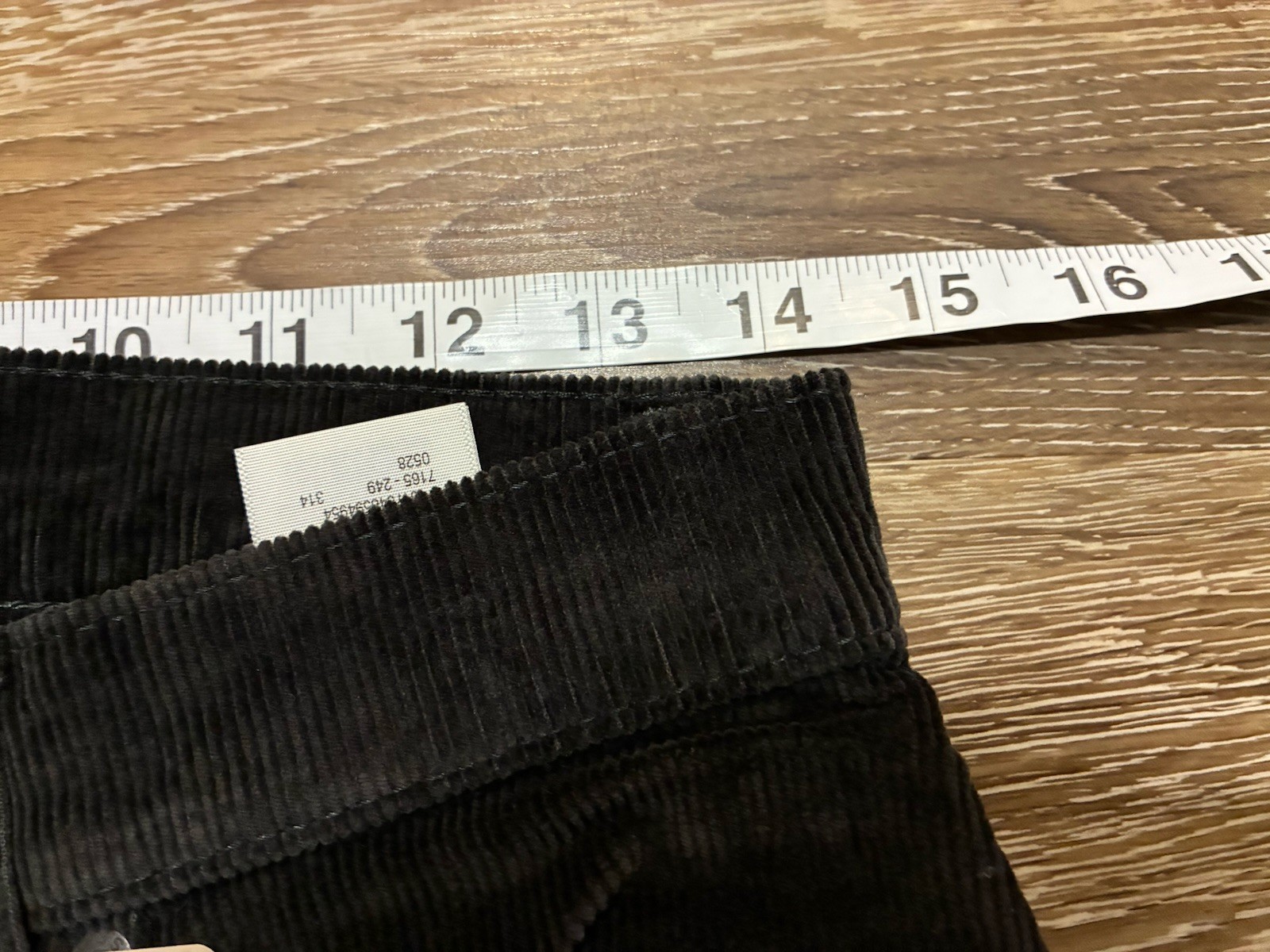 NWT Levi’s 511 Slim Corduroy Pants Boys 18 Reg 29×29 Graphite Pants