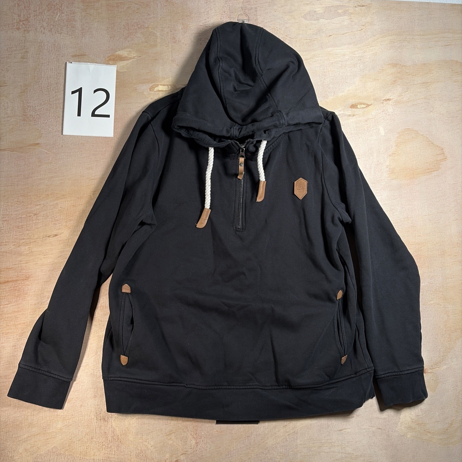 Kismet 1/4 Zip Black Hoodie Jacket Women’s XL