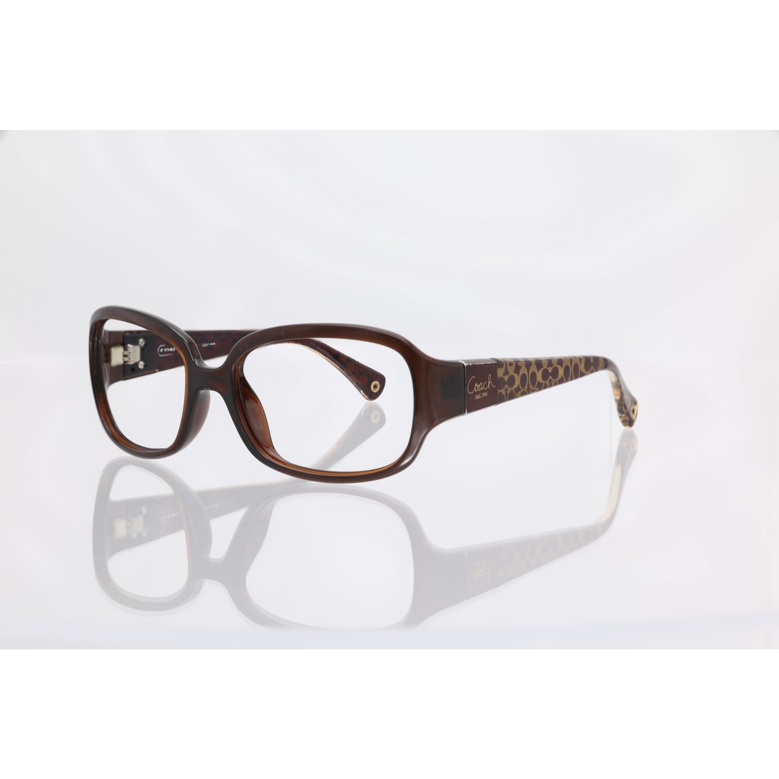 Coach S3002 Brown 56-17-125mm Sunglass / Eyeglass FRAMES ONLY – FAIR CONDITION