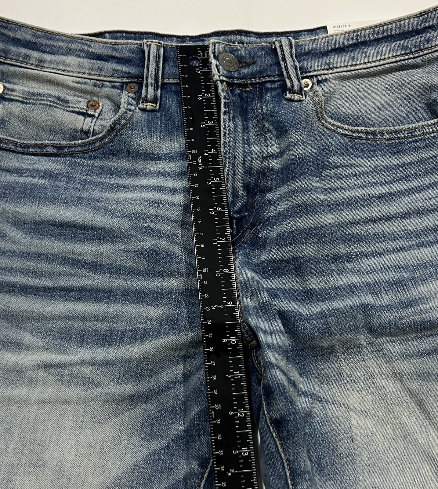 American Eagle Airflex + Jeans Mens 31X30 Blue NWT Straight Athletic
