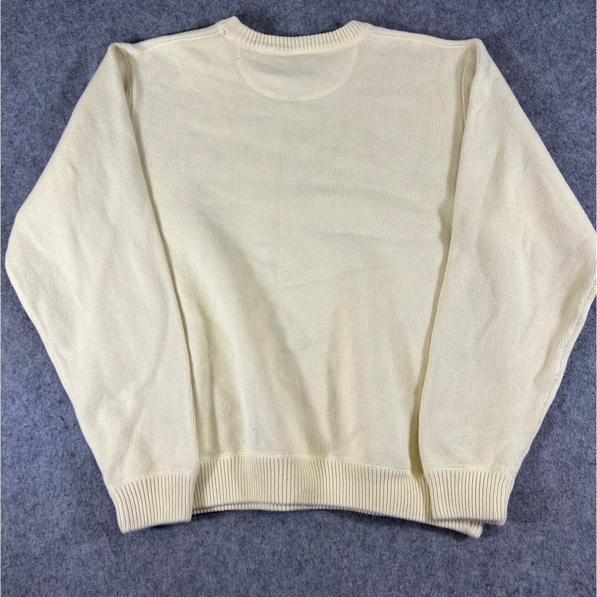 Eddie Bauer Sweater Mens Large Yellow Long Sleeve Minimalist Old Money Outdoor