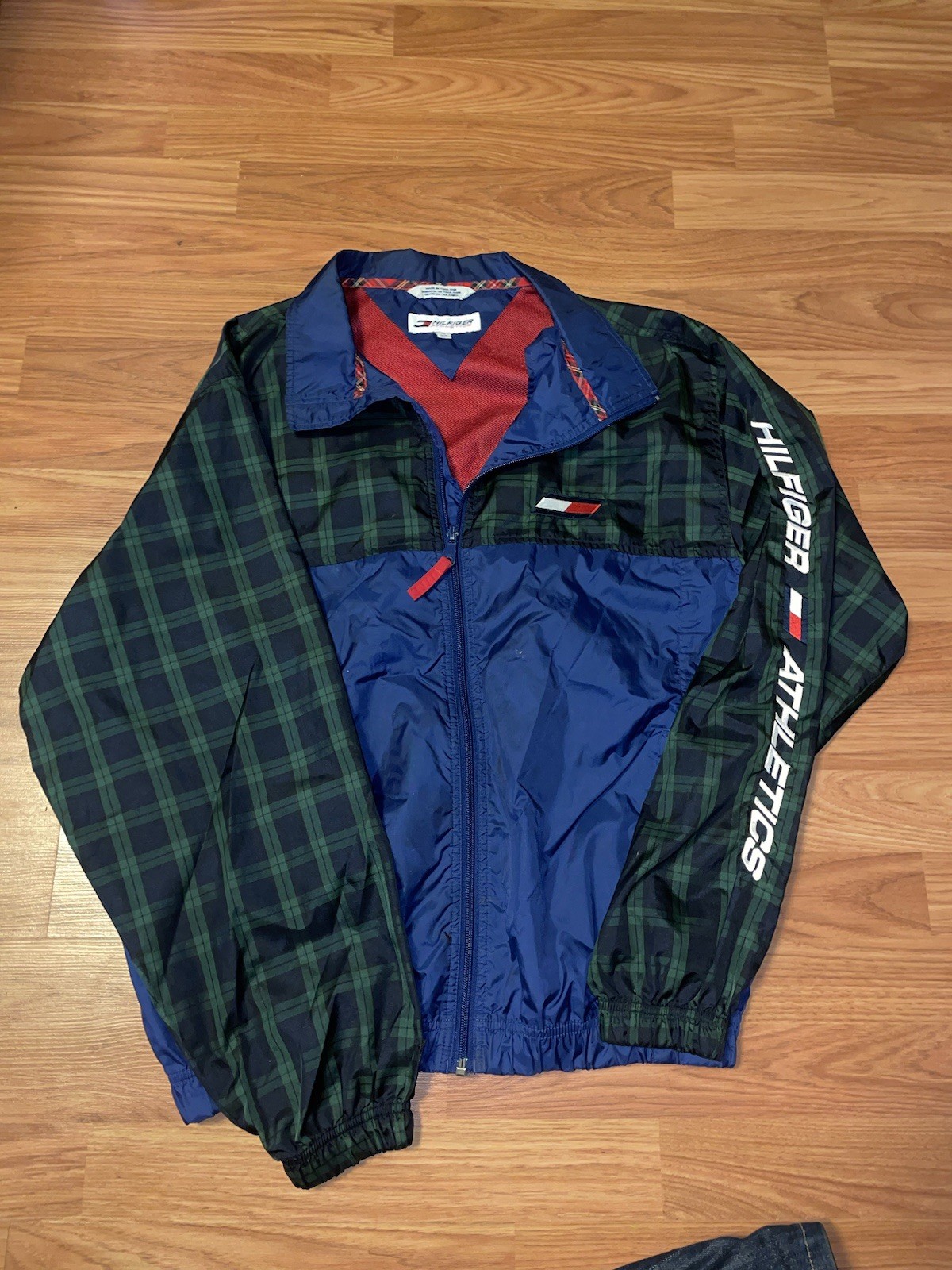 Vintage Tommy Hilfiger Athletics windbreaker Tracksuit 2 Piece Set 90s Y2K
