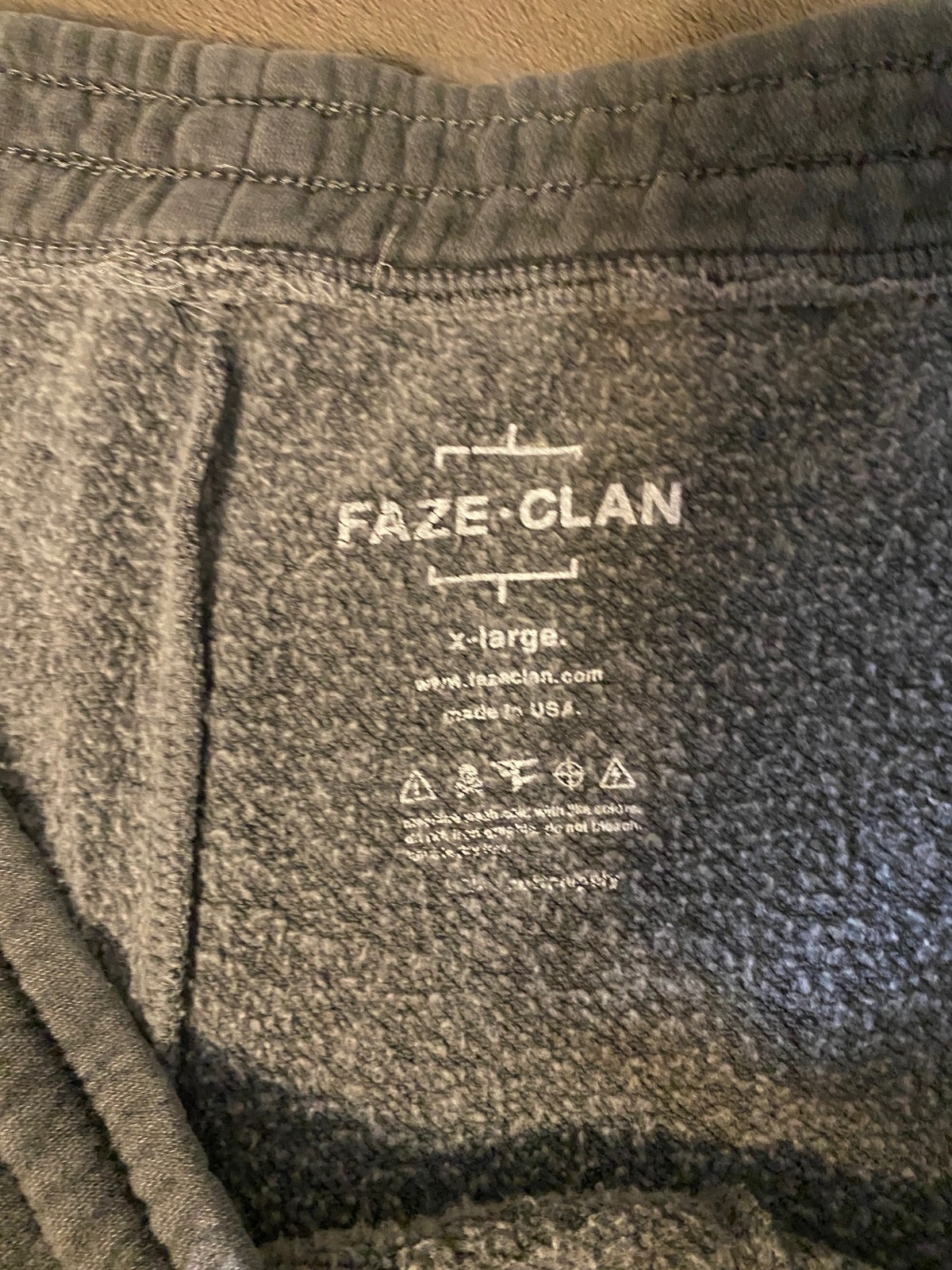 FaZe Clan Pamaj Aim Higher FKN PRFCT Washed Gray Embroidered Track Suit