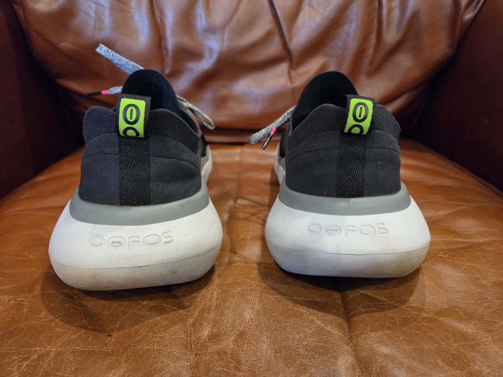 OOFOS OOMY STRIDE RECOVERY Sneakers Womens 11 Black Gray OOFOAM TECHNOLOGY