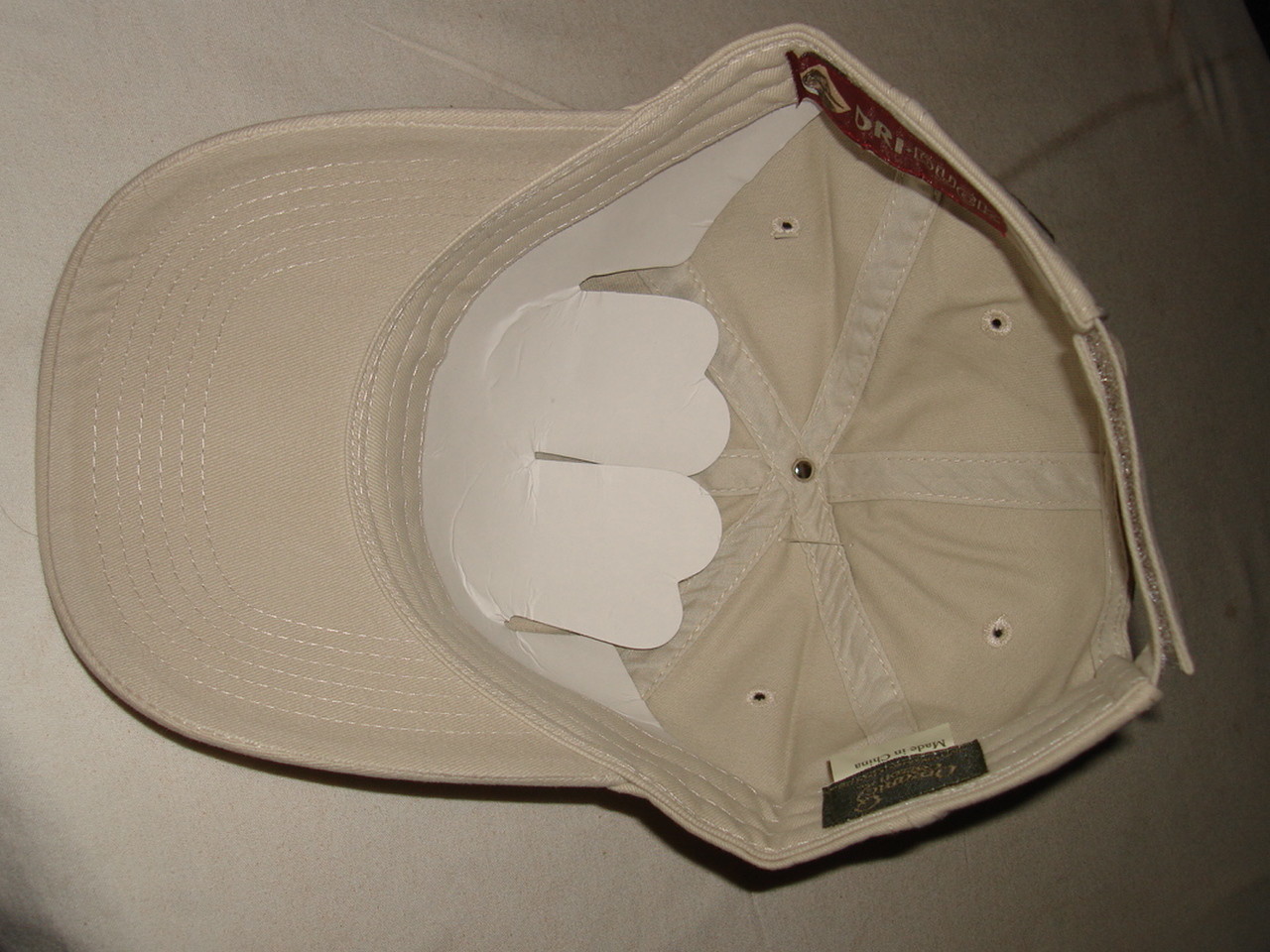 NWT DRI DUCK BEIGE 100% ORGANIC COTTON UNSTRUCTURED ADJUSTABLE BASEBALL CAP