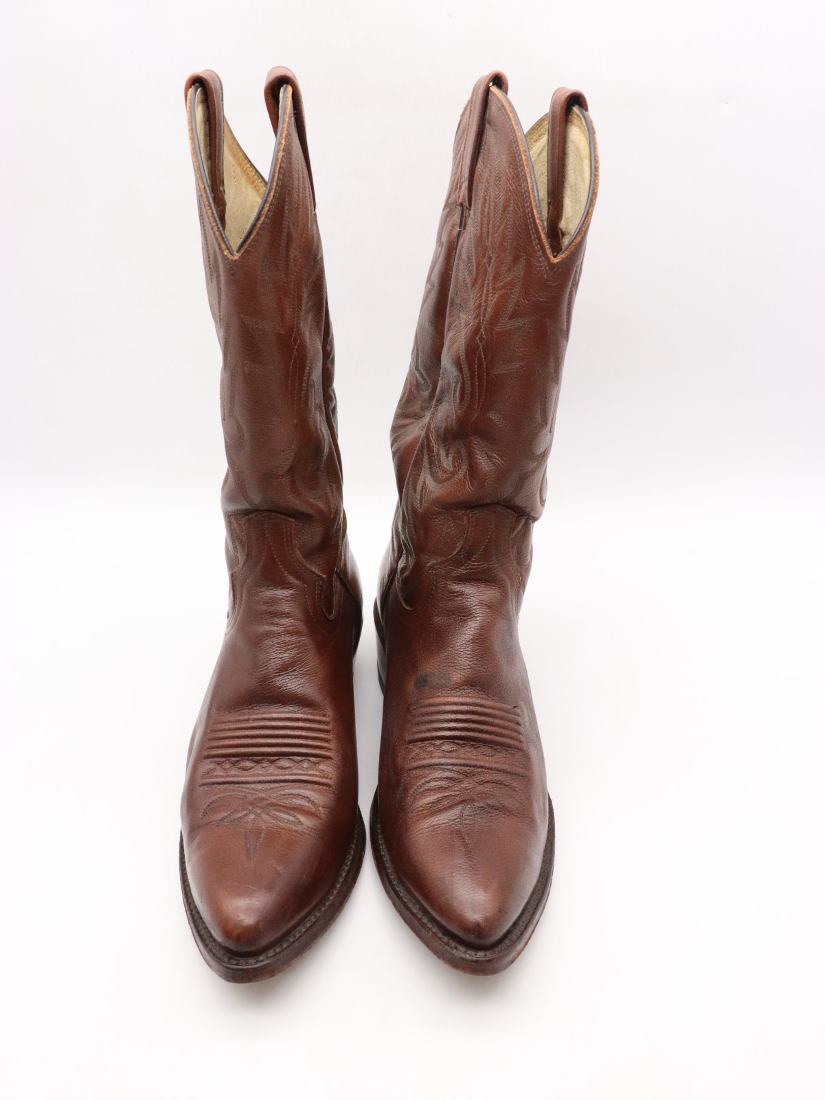 Dan Post Milwaukee Men’s Size 8.5 D Brown Leather Western Cowboy Boots