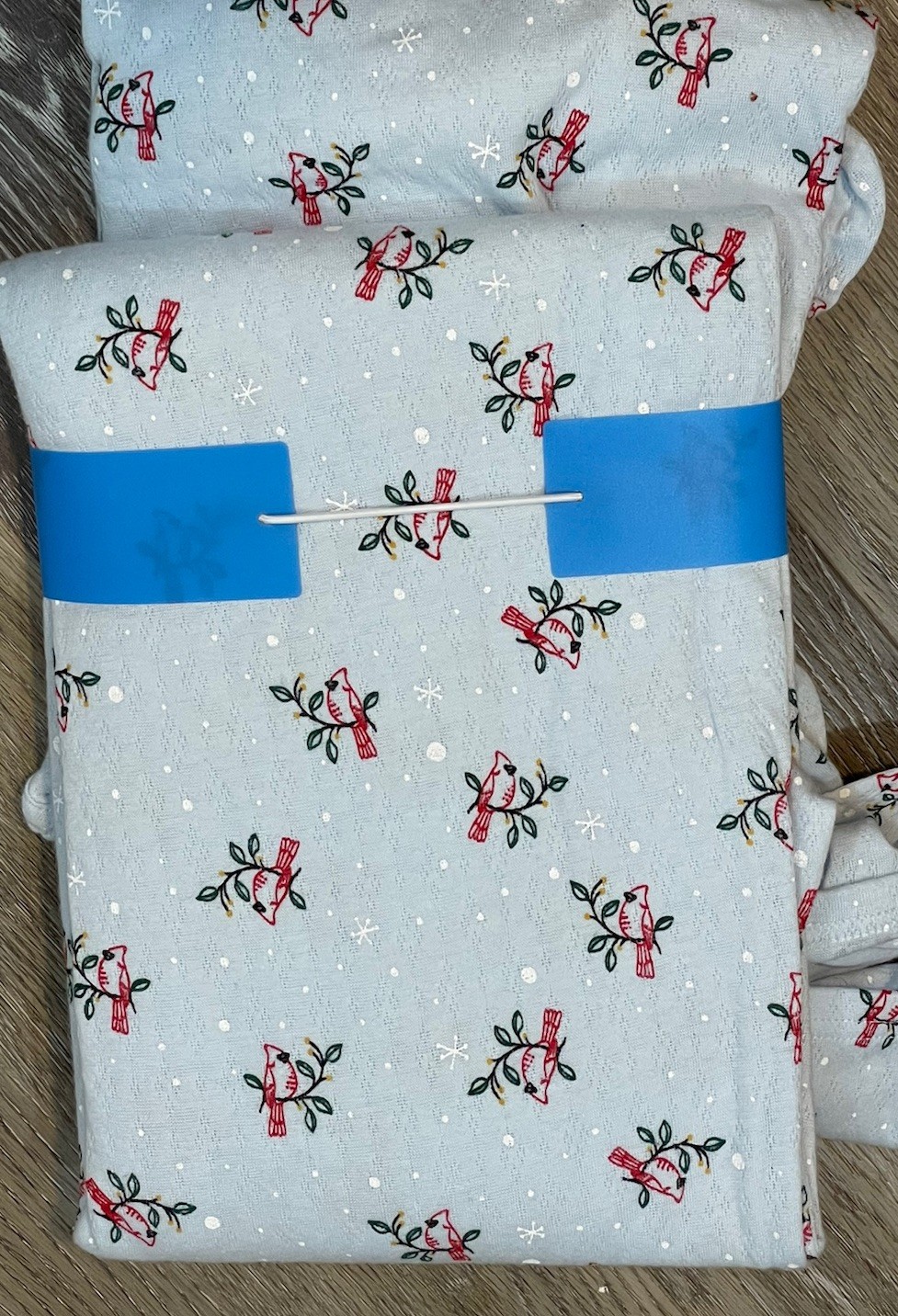 NEW Croft Barrow pajamas set Womens sz 3X Cardinal snowflake pockets holiday