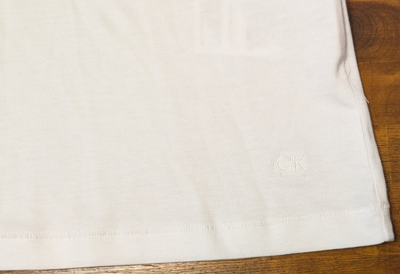 CALVIN KLEIN BRILLIANT WHITE COTTON/MODAL LIGHTWEIGHT T-SHIRT Women’s XL NWT