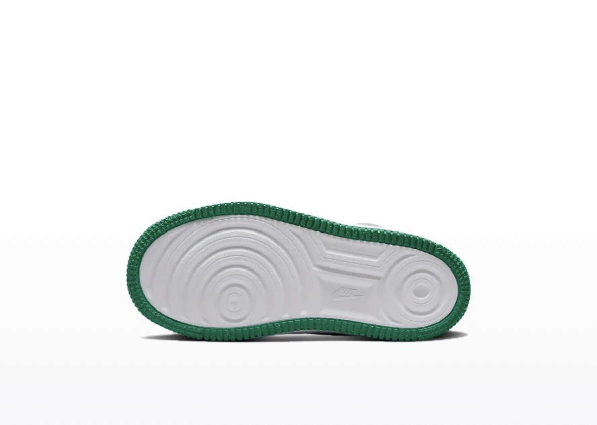 NIKE Air Force 1 Low EasyOn White Malachite Green FN0237-103 Shoe Sneaker Kids