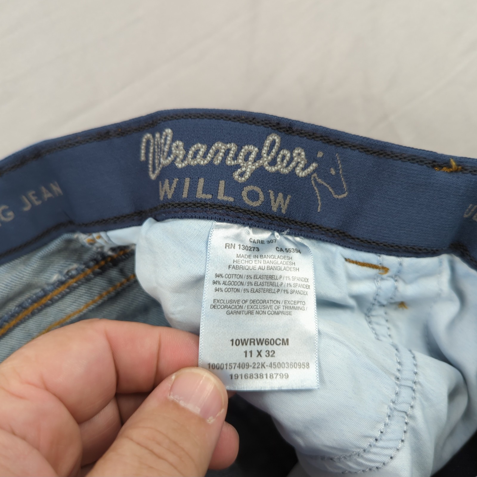 Wrangler Jeans Womens 11 32 Blue Boot Cut Stretch Willow Ultimate Riding Western