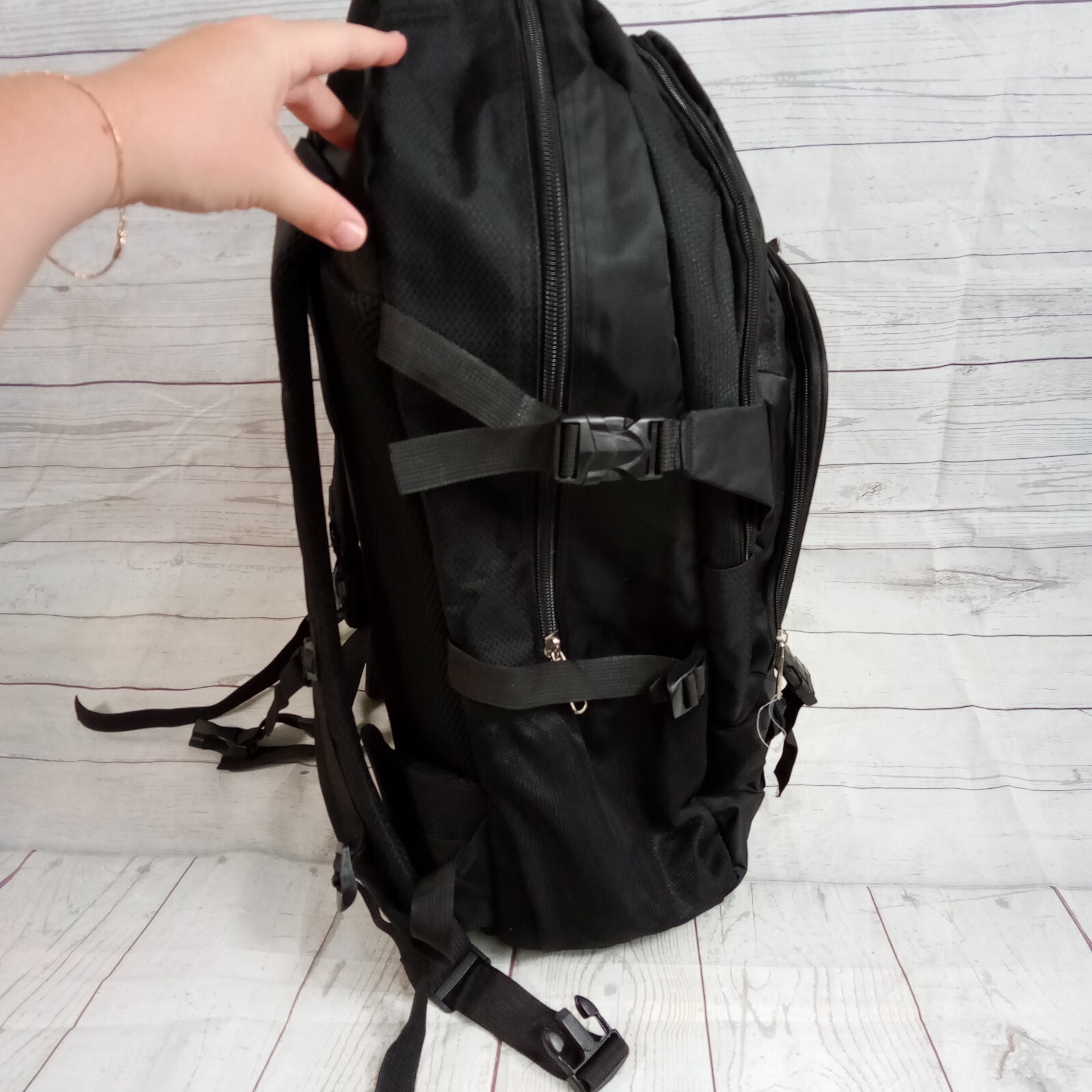Tianyang 70L Backpack Travel Bag Black Color