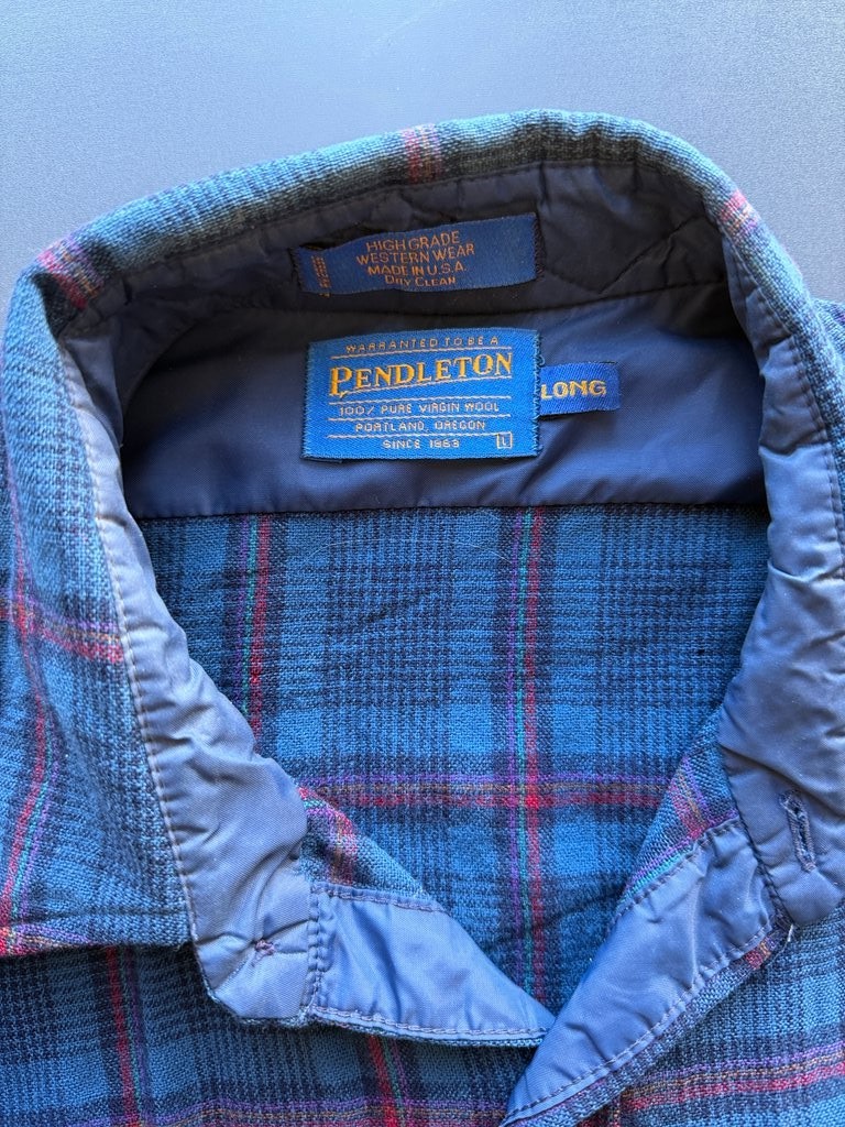 Pendleton Virgin Wool Pearl Snap Shirt