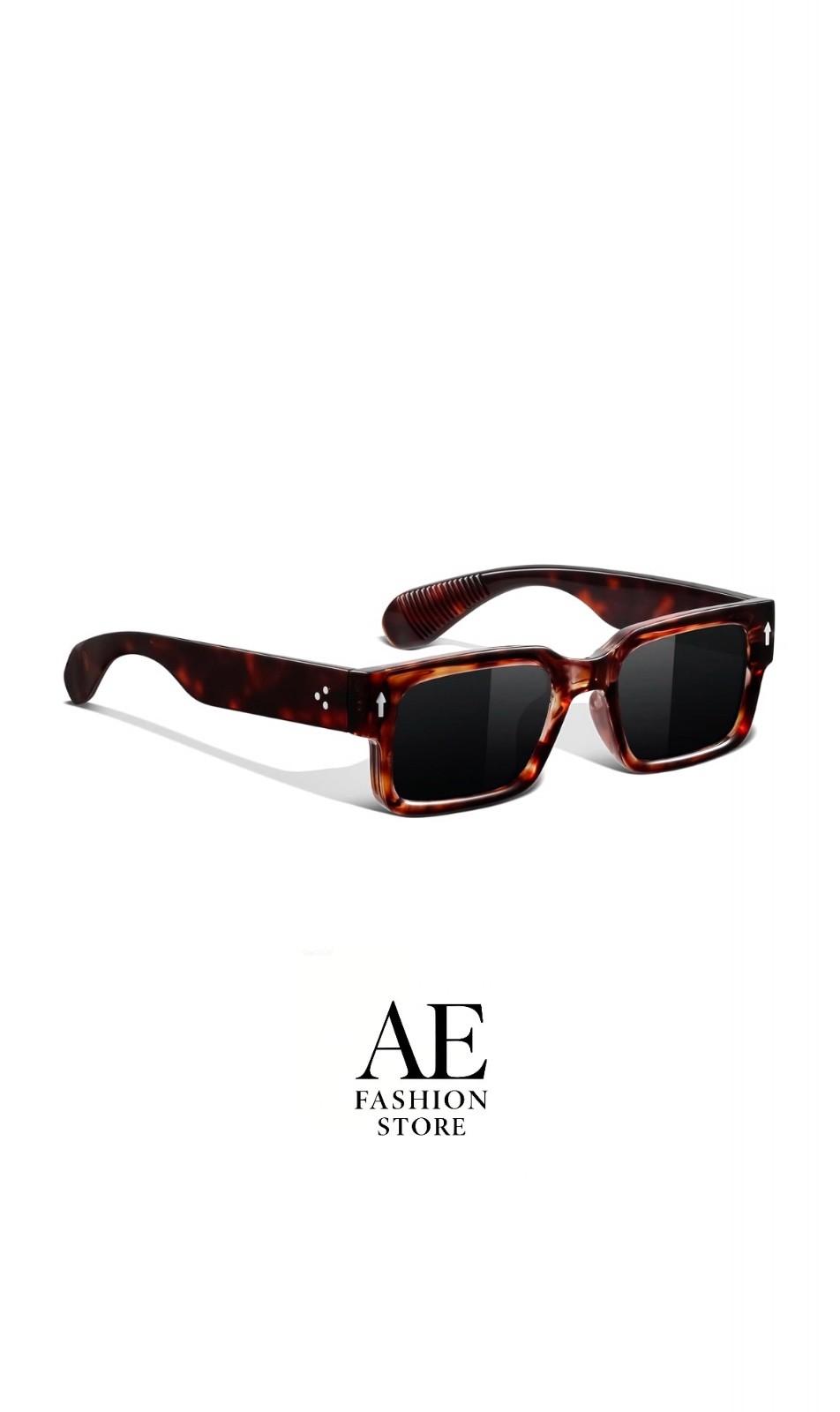 Retro Rectangle Sunglasses 90s Square Frame UV400 Men Women Unisex