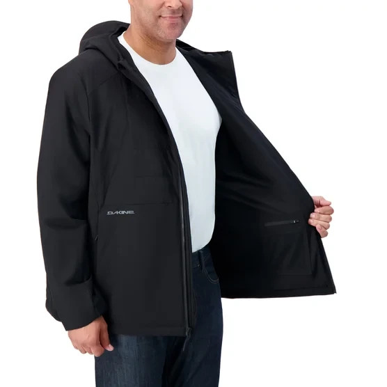 Mens Dakine Hooded Jacket Black Size M