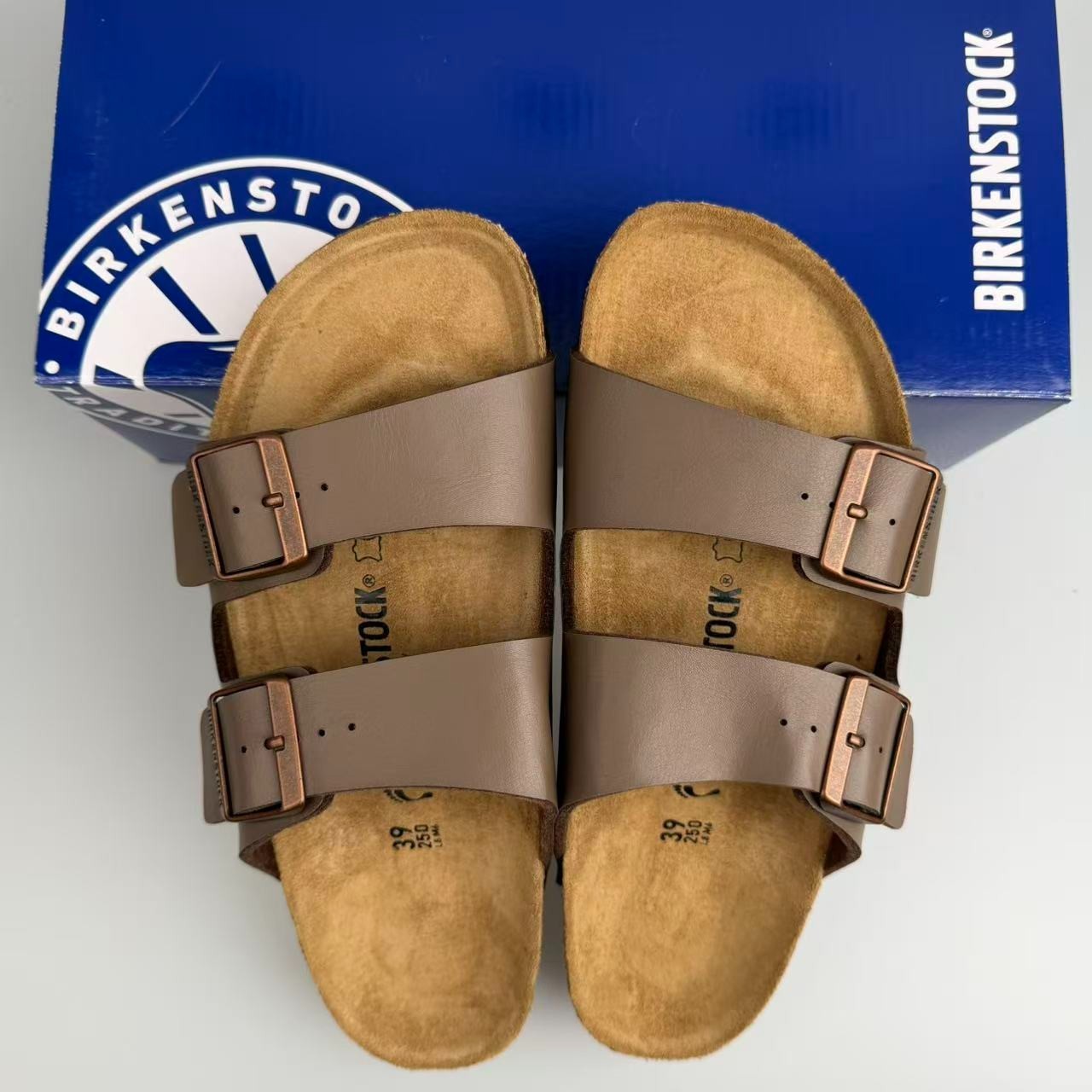 Birkenstock Arizona Birkibuc Leather Suede Footbed Unisex Sandals Select Sizes