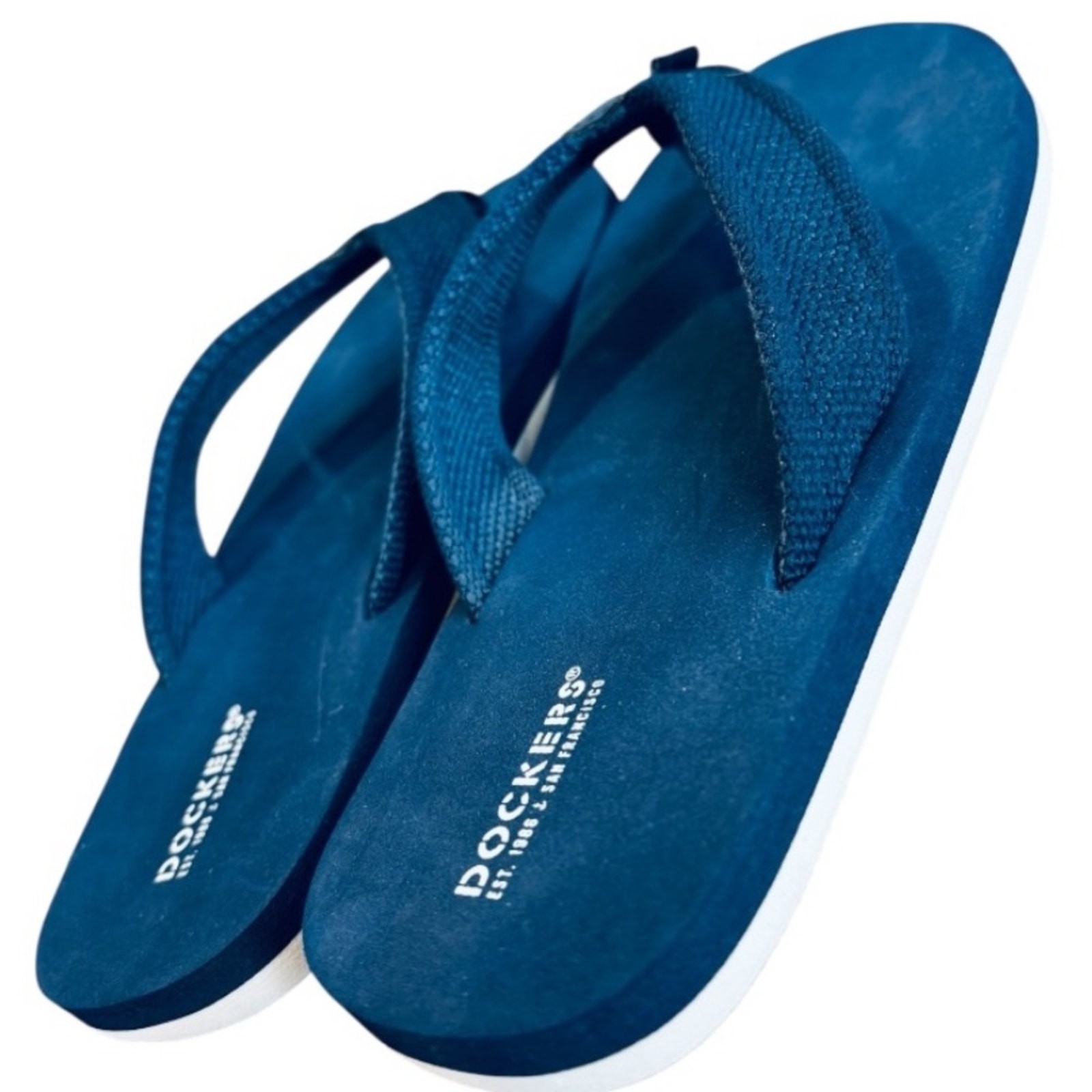 Dockers Unisex Blue Flip-Flops with EVA Upper & Durable Rubber Sole Flip Flops