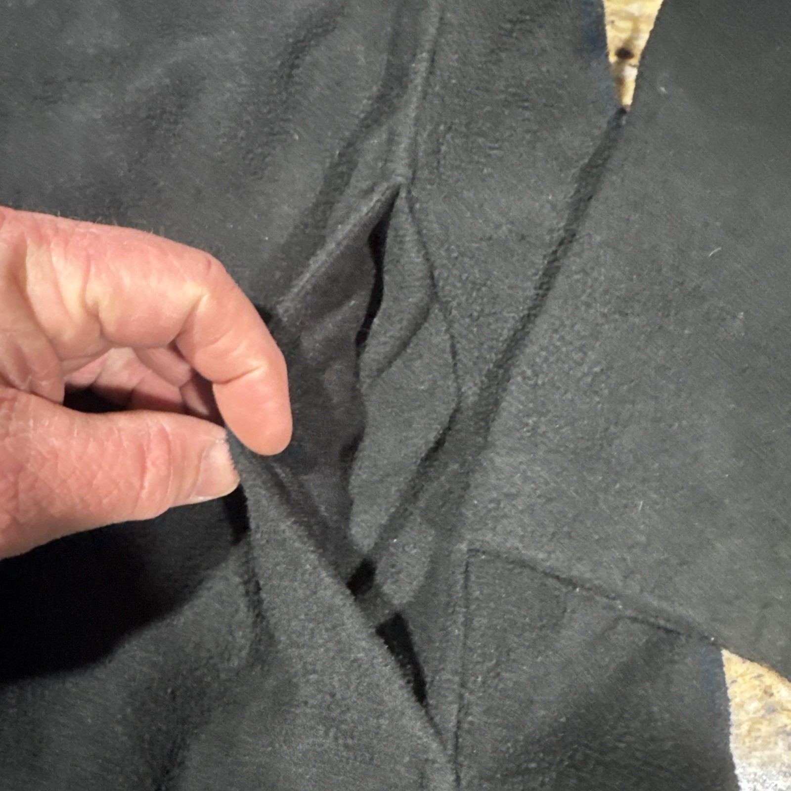 Redhead Jacket Mens Large Fleece Zip Up Black Great Condition. See Pictures.