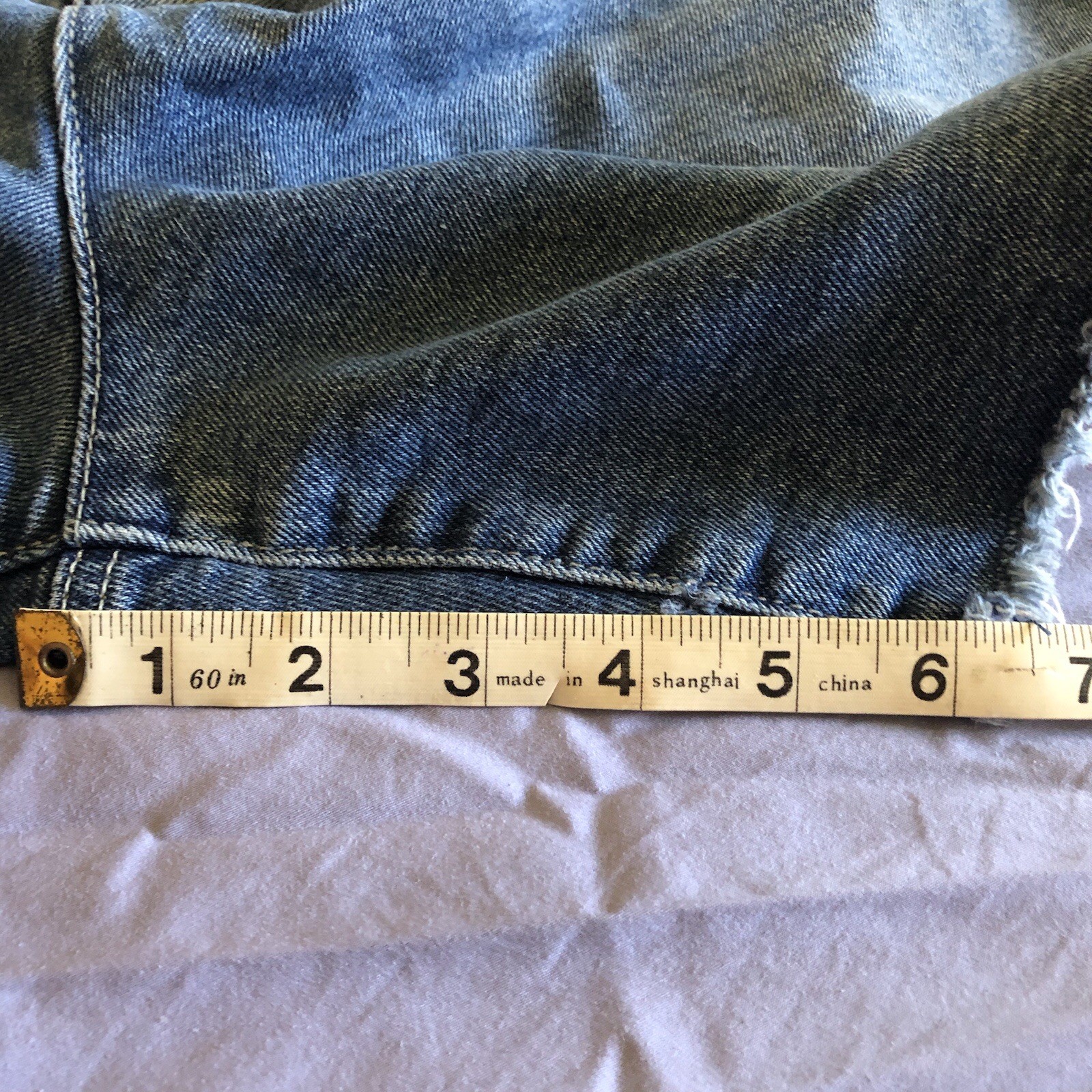 Curvy Distressed Patriotic American Flag Denim Jean Zip Up Shorts￼￼ Plus Size