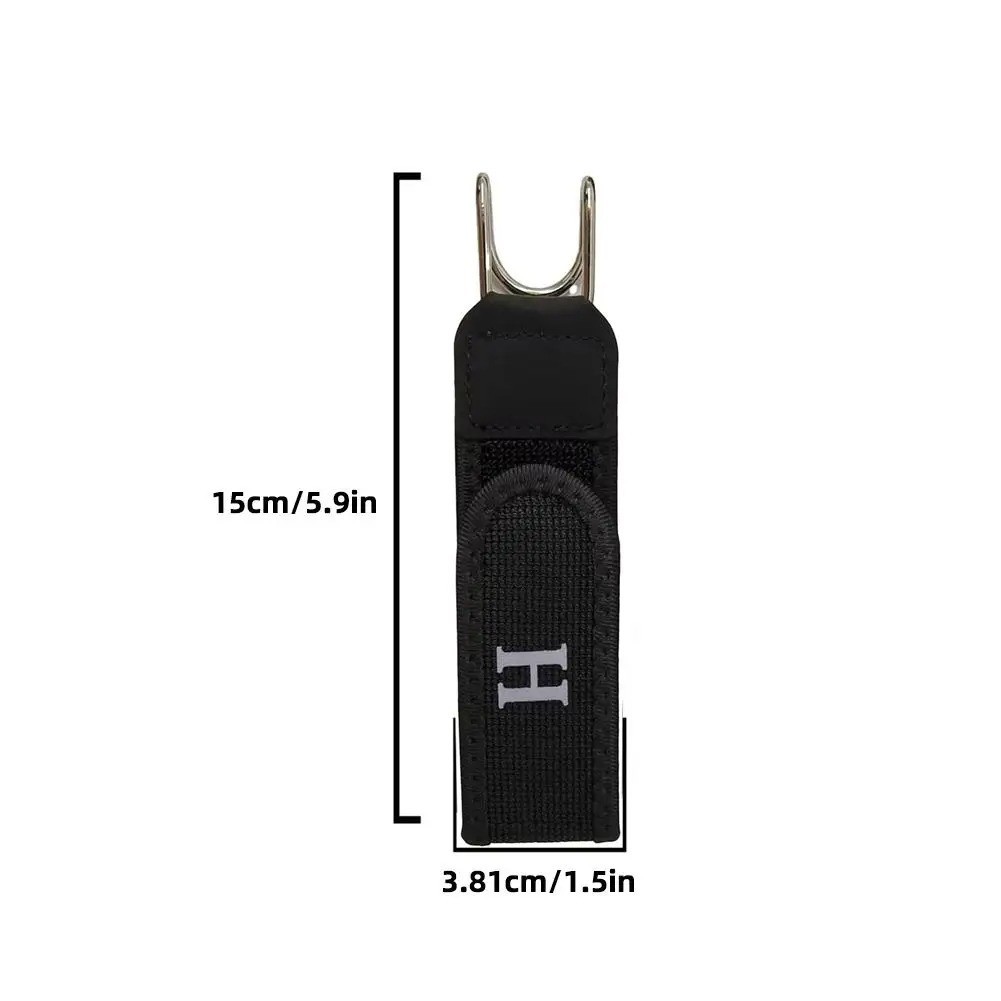 2PCS Tactical Metal Hook Elastic Belt Buckle-Less Invisible Waist Belt Closure