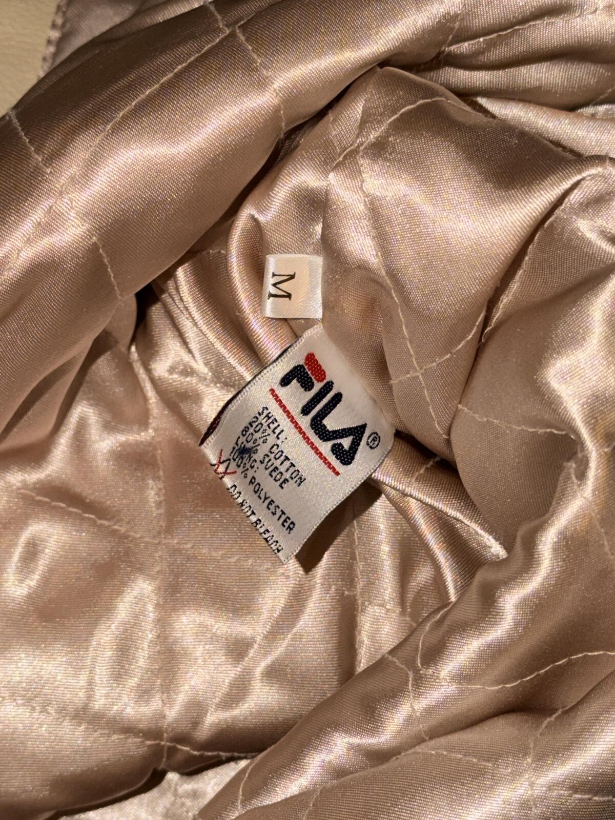 Vtg 90s FILA Suede Corduroy Toggle Jacket Leather Trim Japan Import – Pristine
