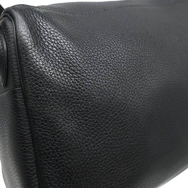Hermes Lindy 30 2WAY Bag Handbag Black Unisex #HDB141