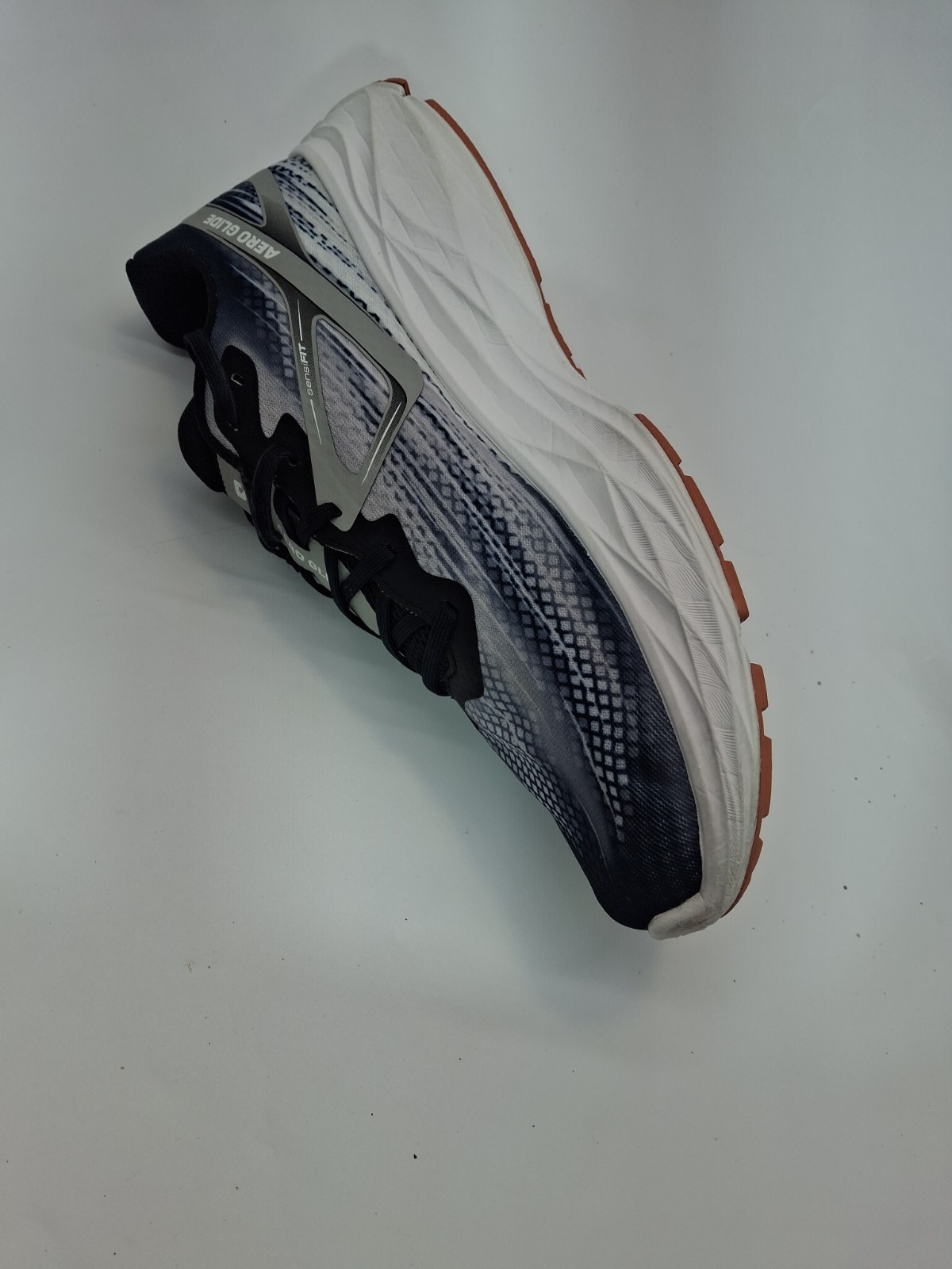 Salomon Aero Glide Running Shoes Men’s 12.5 Outdoor 472108 Black White