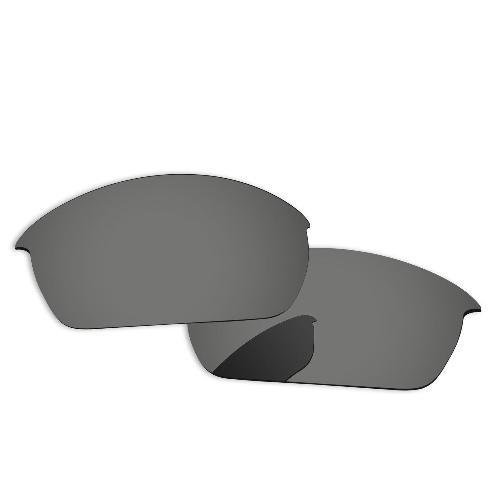 Lenslog Black Iridium Polarized Replacement Lenses for-Oakley Flak Jacket